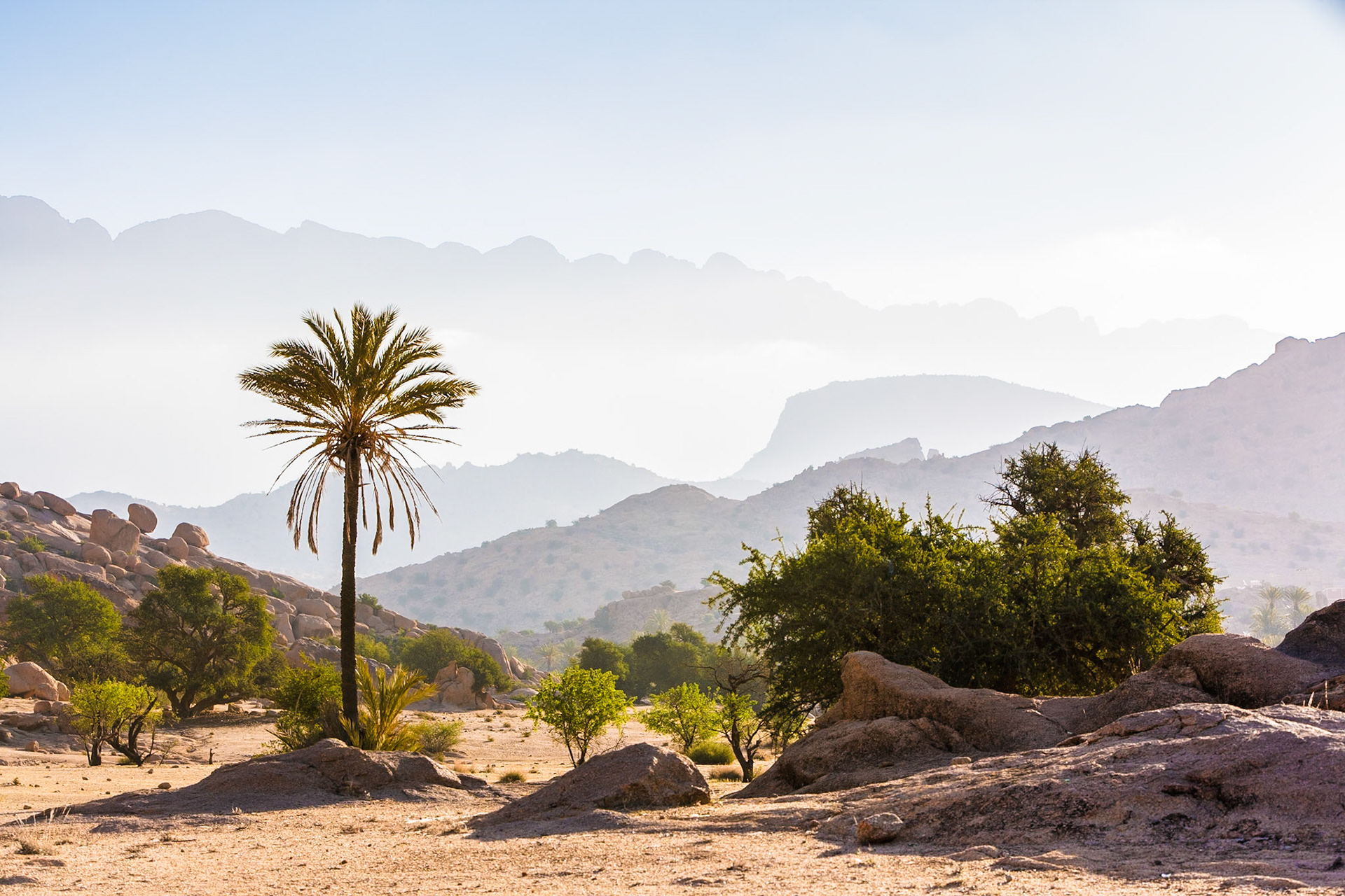 Scenery near Tafraoute, Morocco