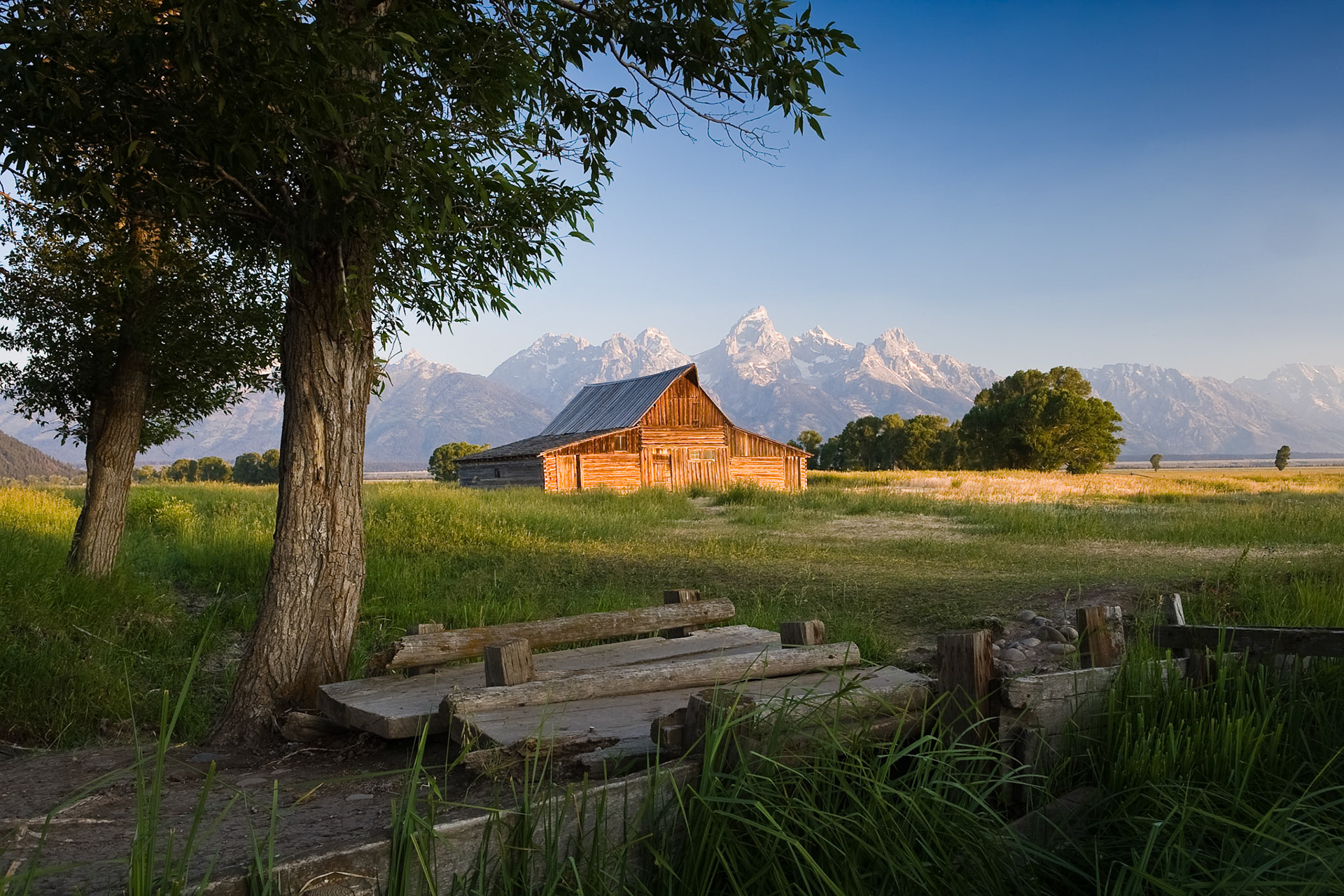 Barn at Mormon row Grand Teton National Park