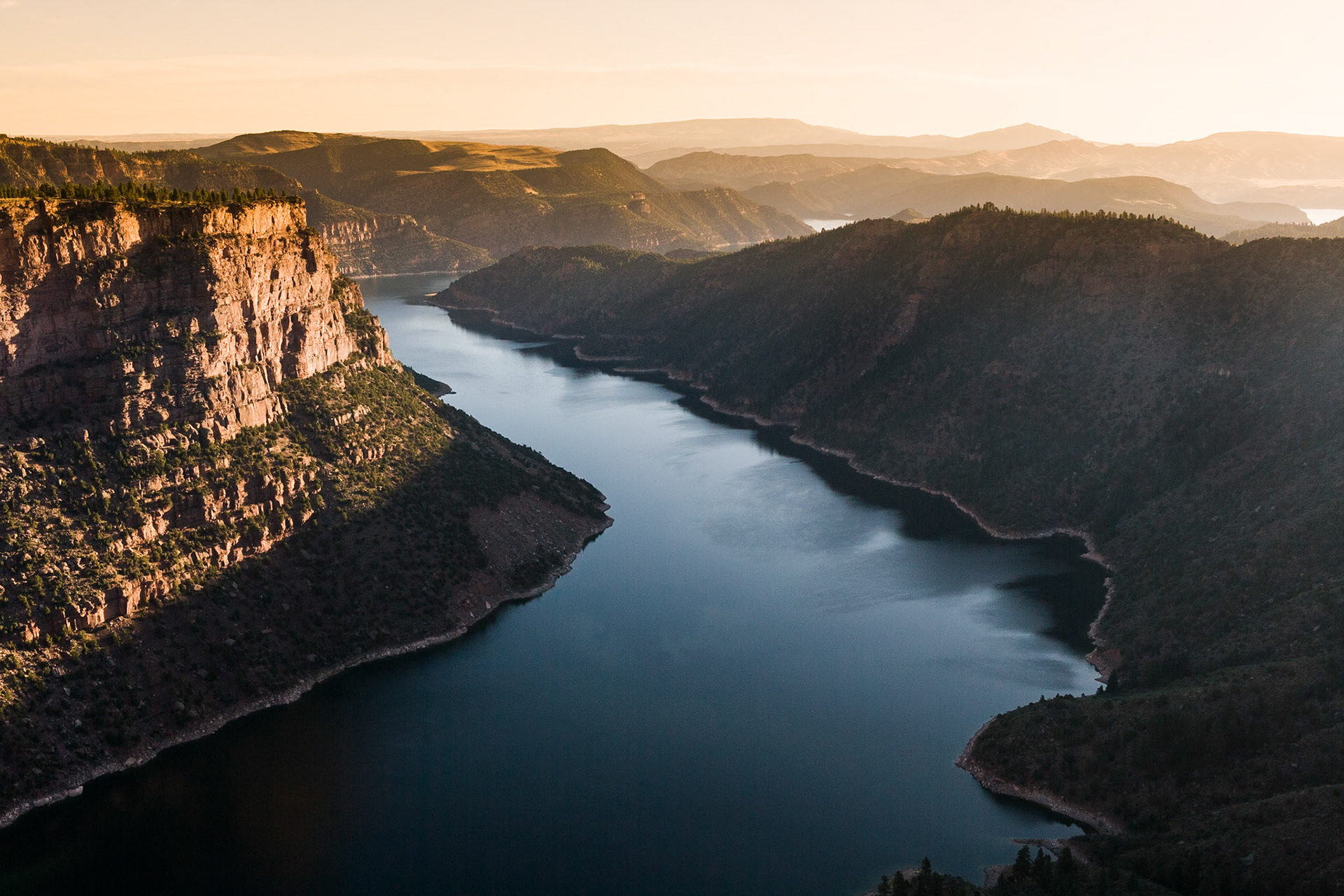 Red Canyon in Flaming Gorge Recreational Area, UT, USA