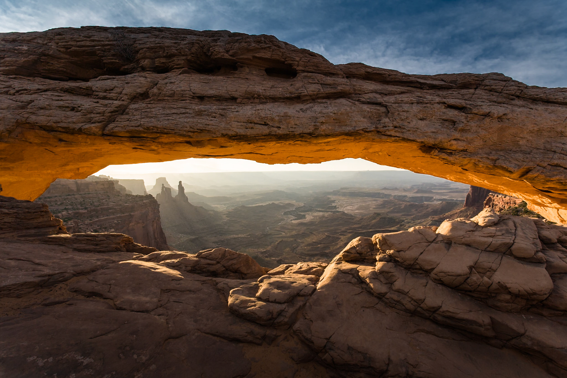 Mesa Arch at Canyonsland Utah at sunrise, USA