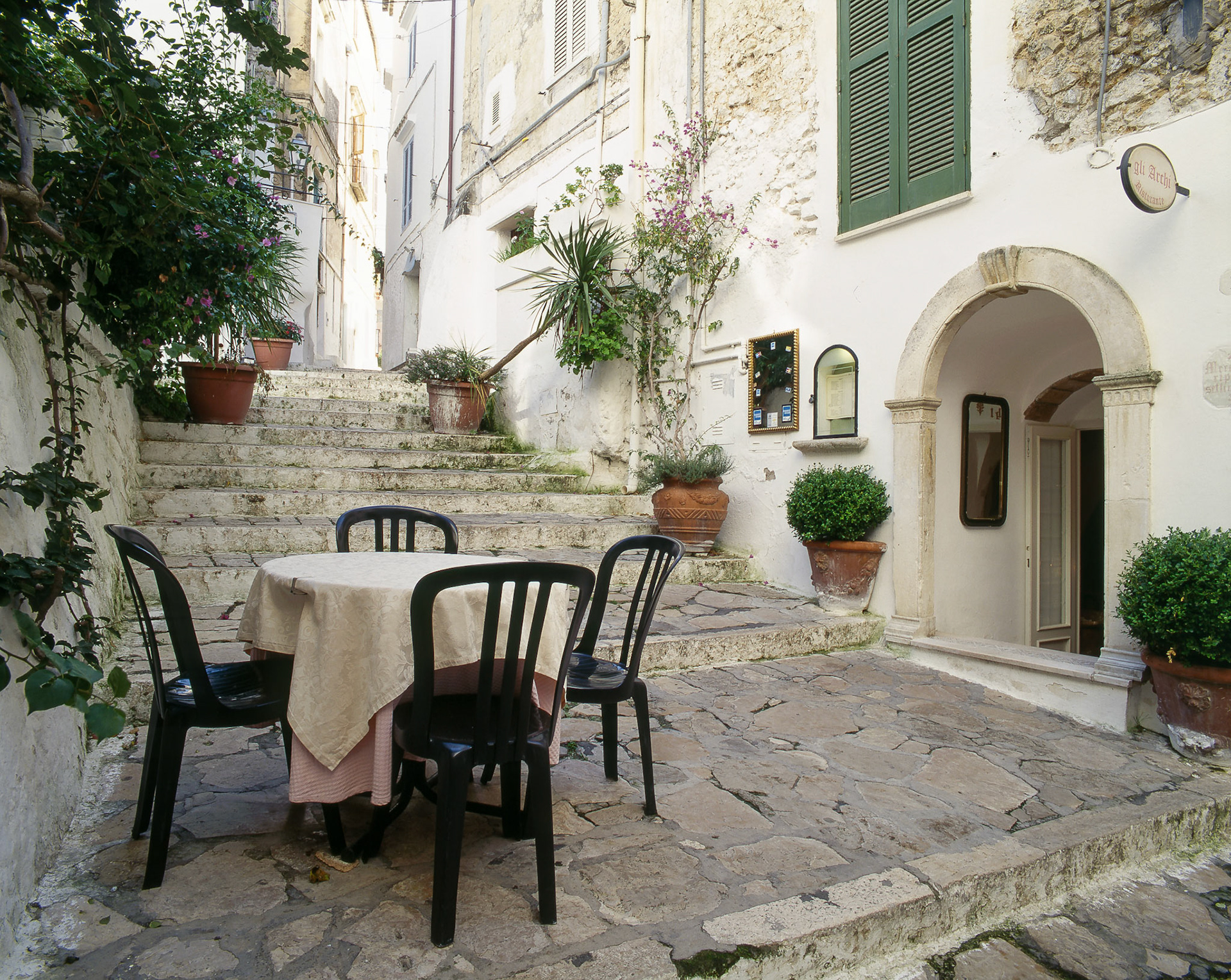 Small streets at Sperlonga Italy