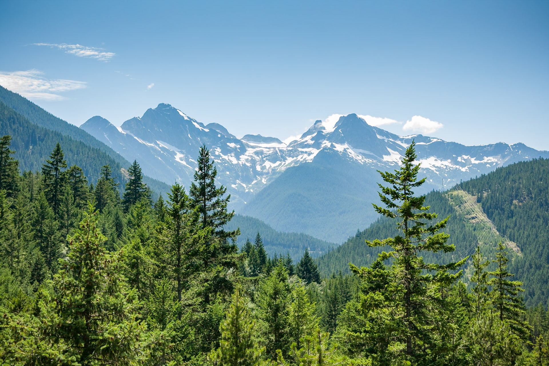 View during Hike to the Ross Dam, North Cascades NP, WA, USA
