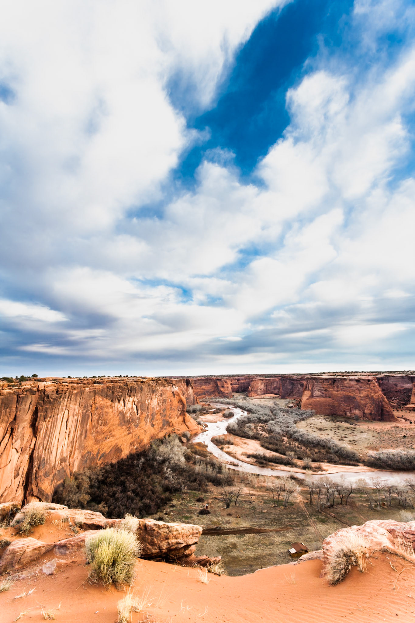 Sunrise at Canyon de Chelley, Tsegi Overlook, Arizona, USA