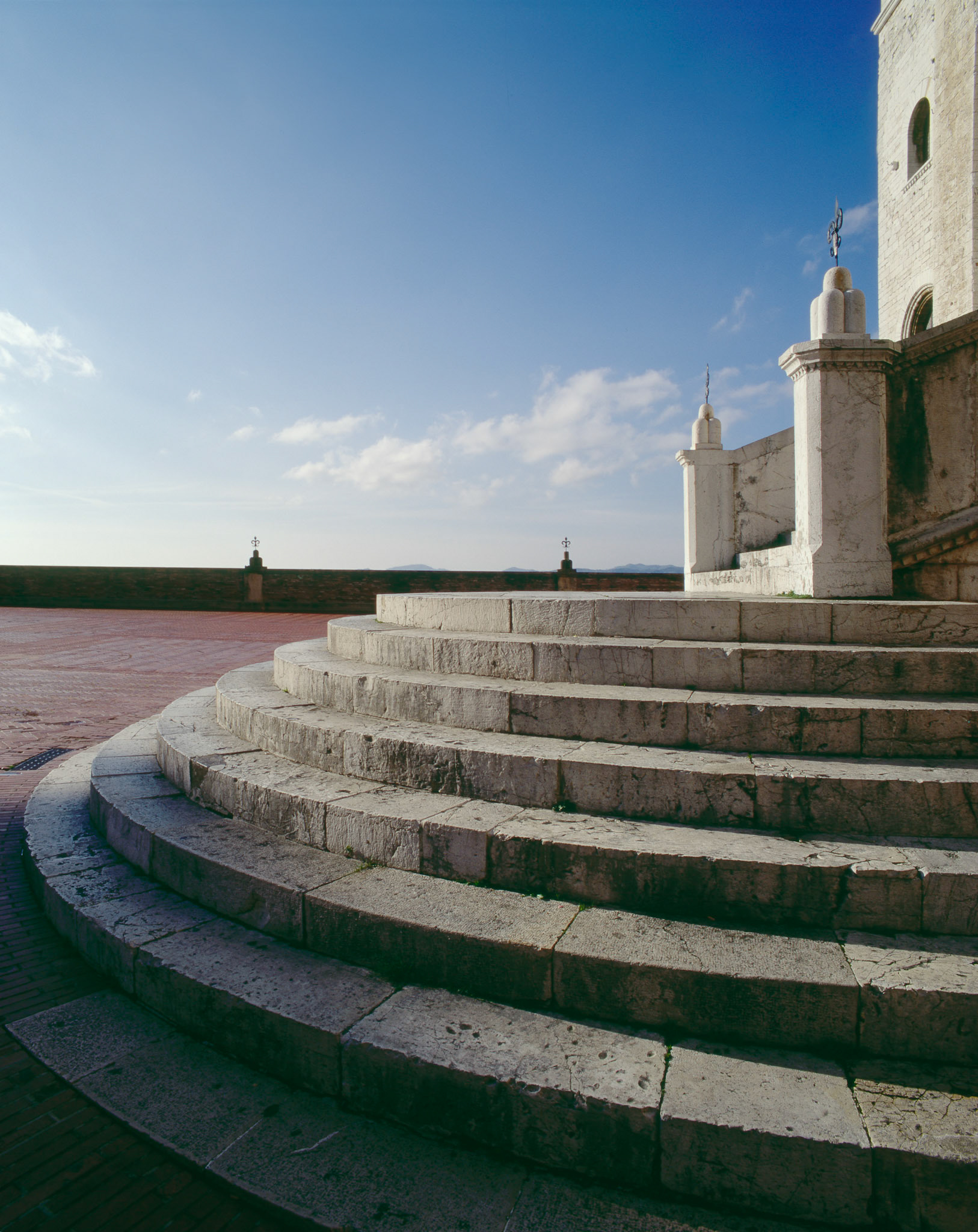 Generic architecture in Italy. Usable as background for photo editing