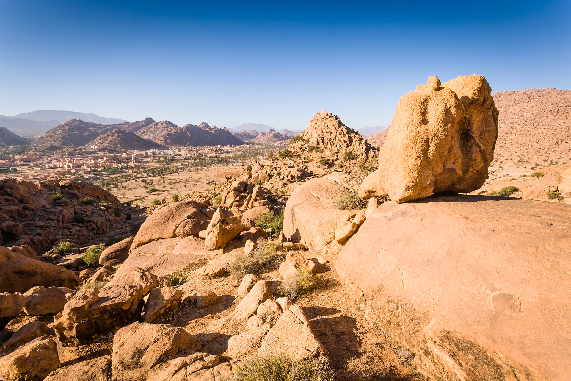 City of Tafraoute, Morocco