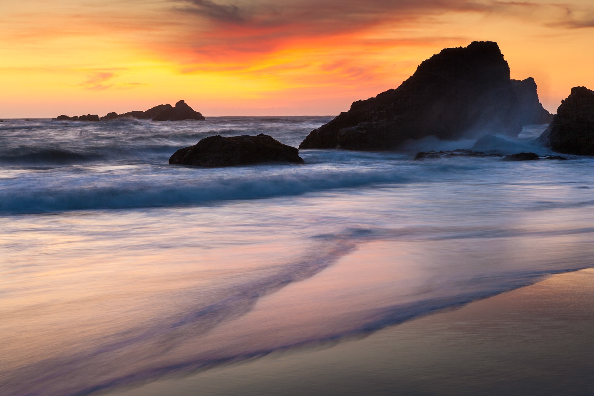Harris Beach State Park at Crescent City, California