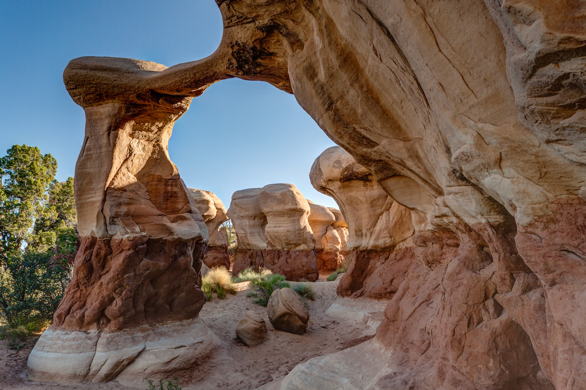 Metata Arch at Devils Garden at Grand Staircase Escalante National Monument, UT, USA