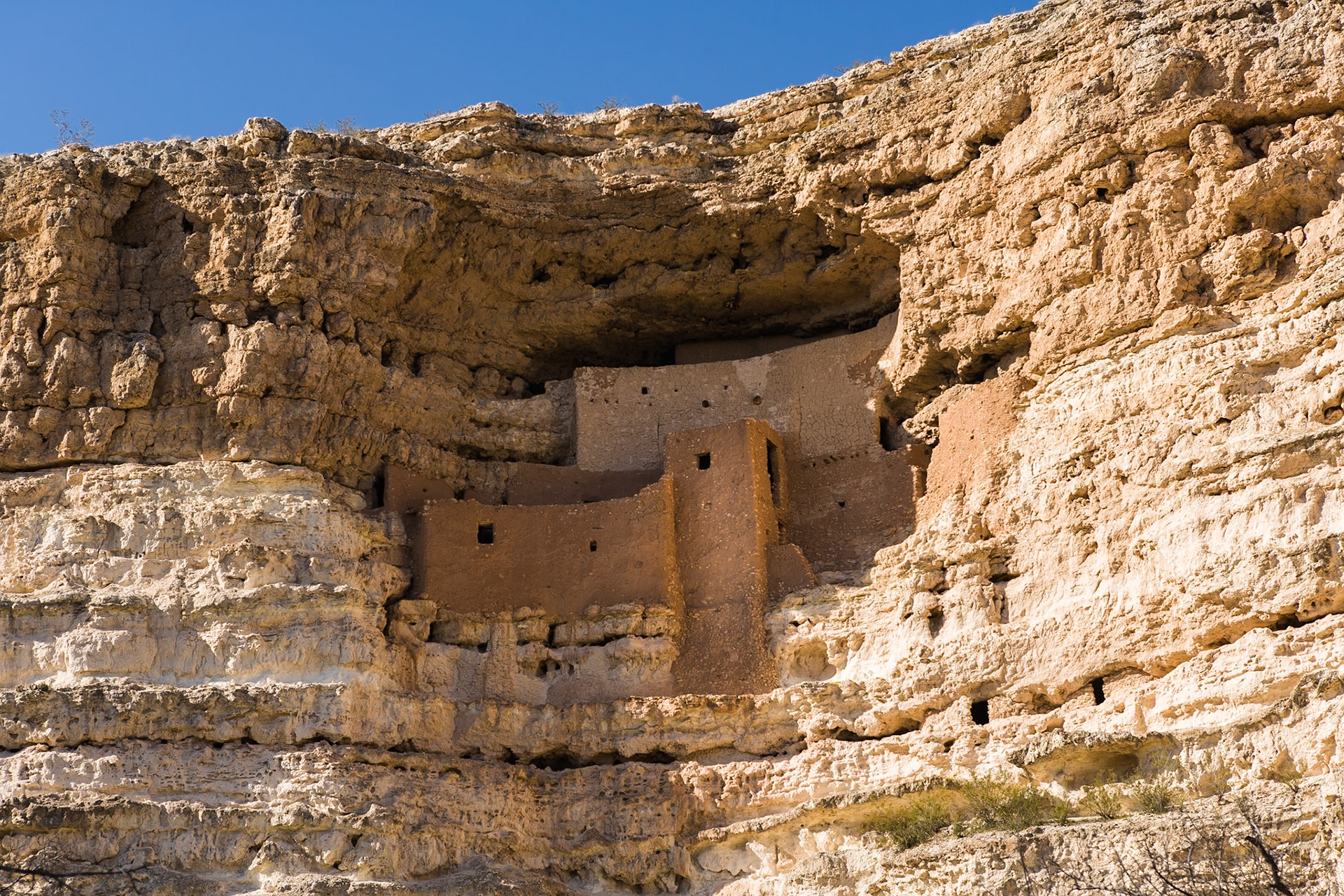 Montezuma Castle National Monument in Verde valley, AZ, USA