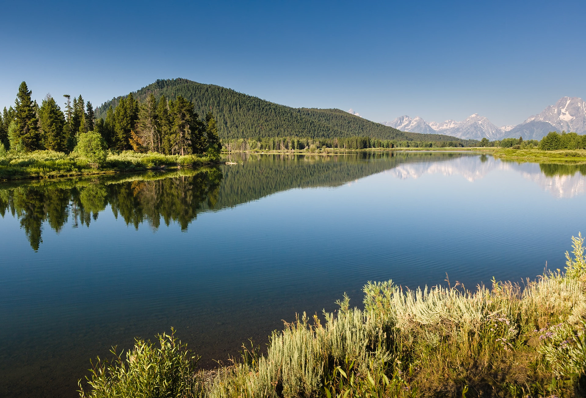Oxbow Bend in Grand Teton National Park, WY, USA
