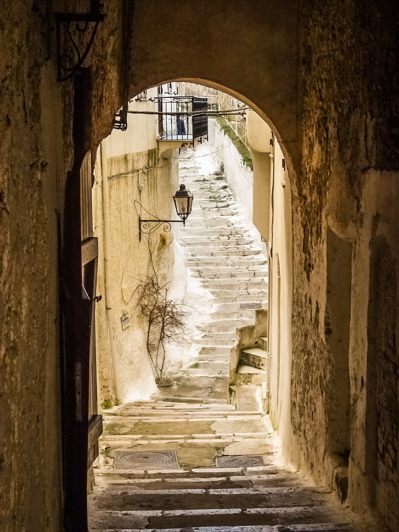 Stairs in Sperlonga, Latina, Italy