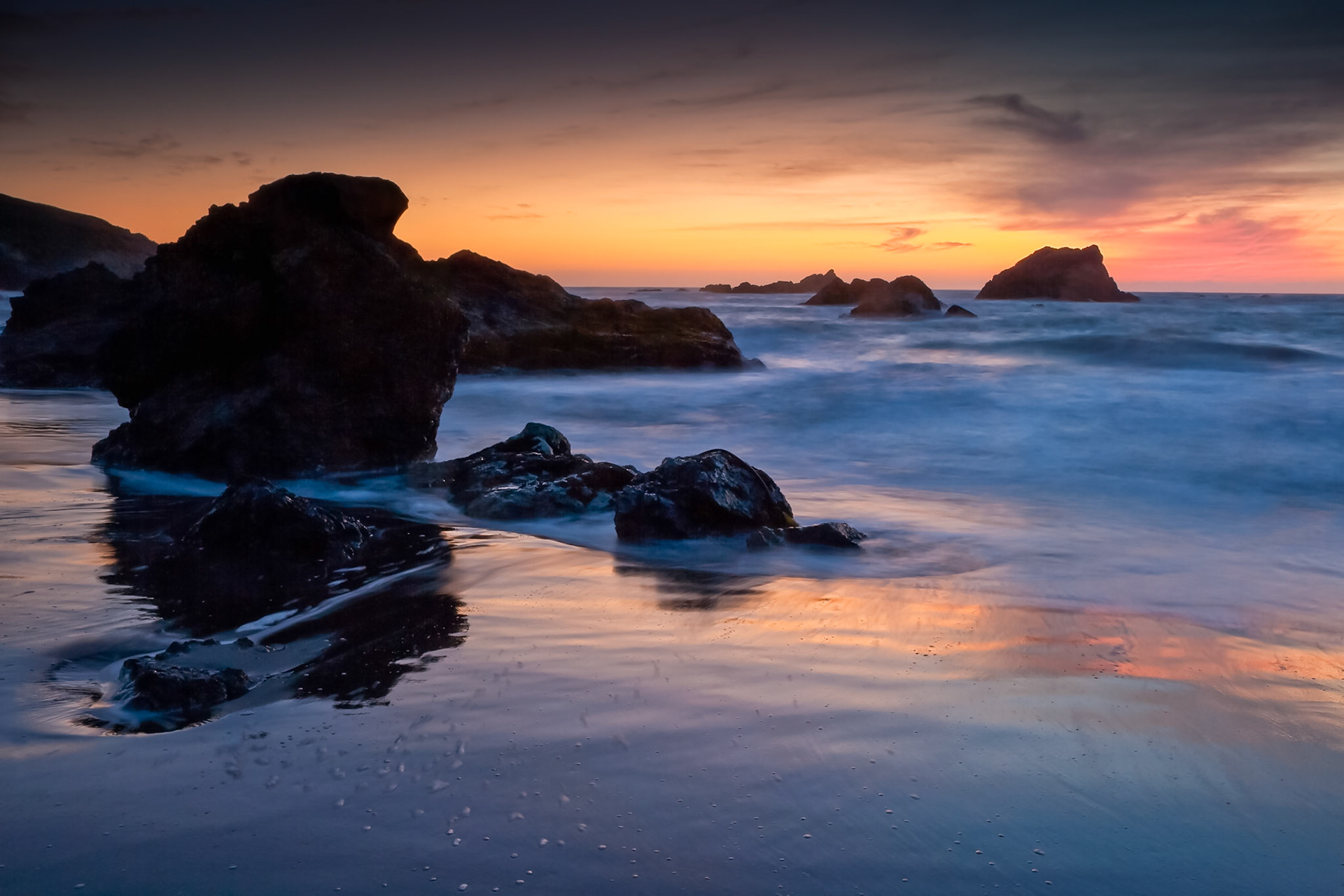 Harris Beach State Park at Crescent City, California