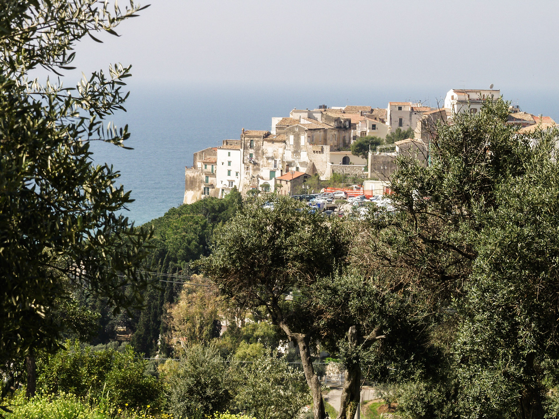 Sperlonga on the hill at the Mediterranean sea, Latina, Italy
