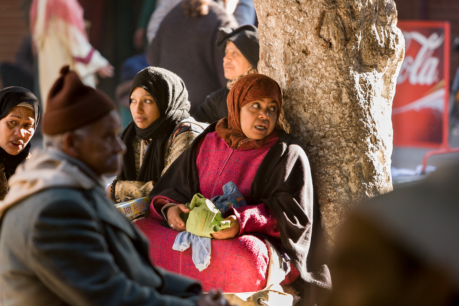 Women at market at Sale near Rabat