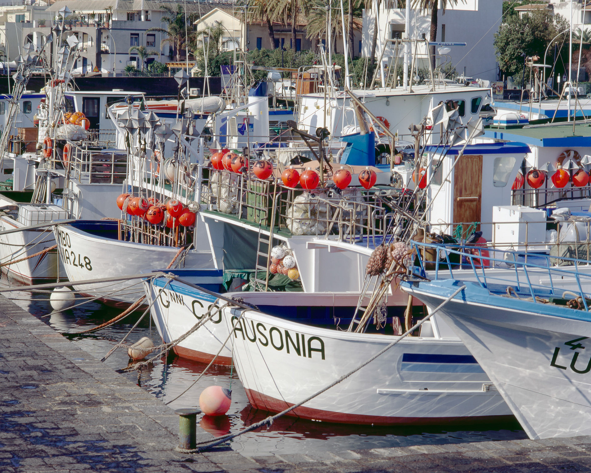 Harbour of Acitrezza at Sicily
