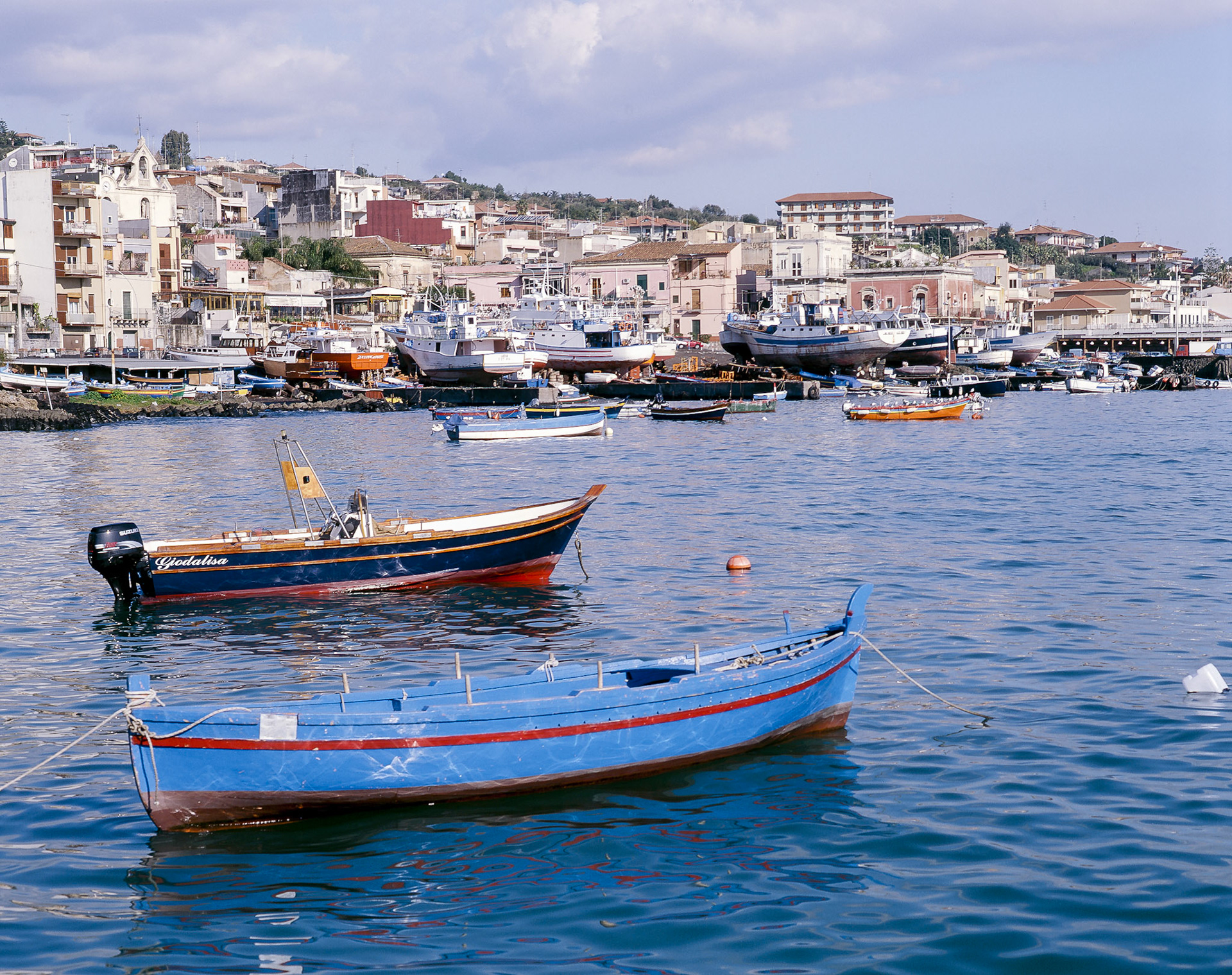 Harbour of Acitrezza at Sicily