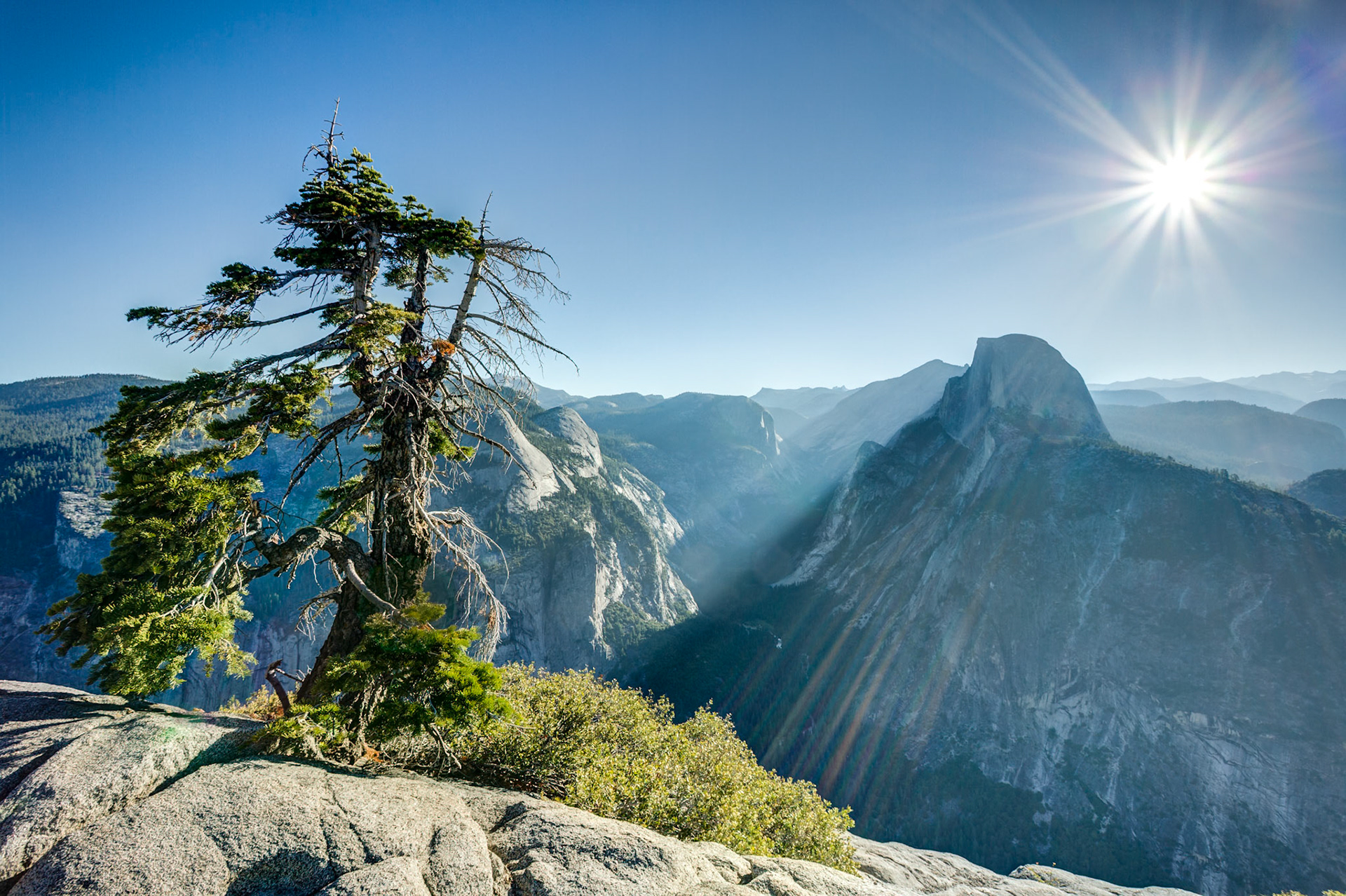 Half Dome Rock from Glacier Point, Yosemite NP, CA, USA