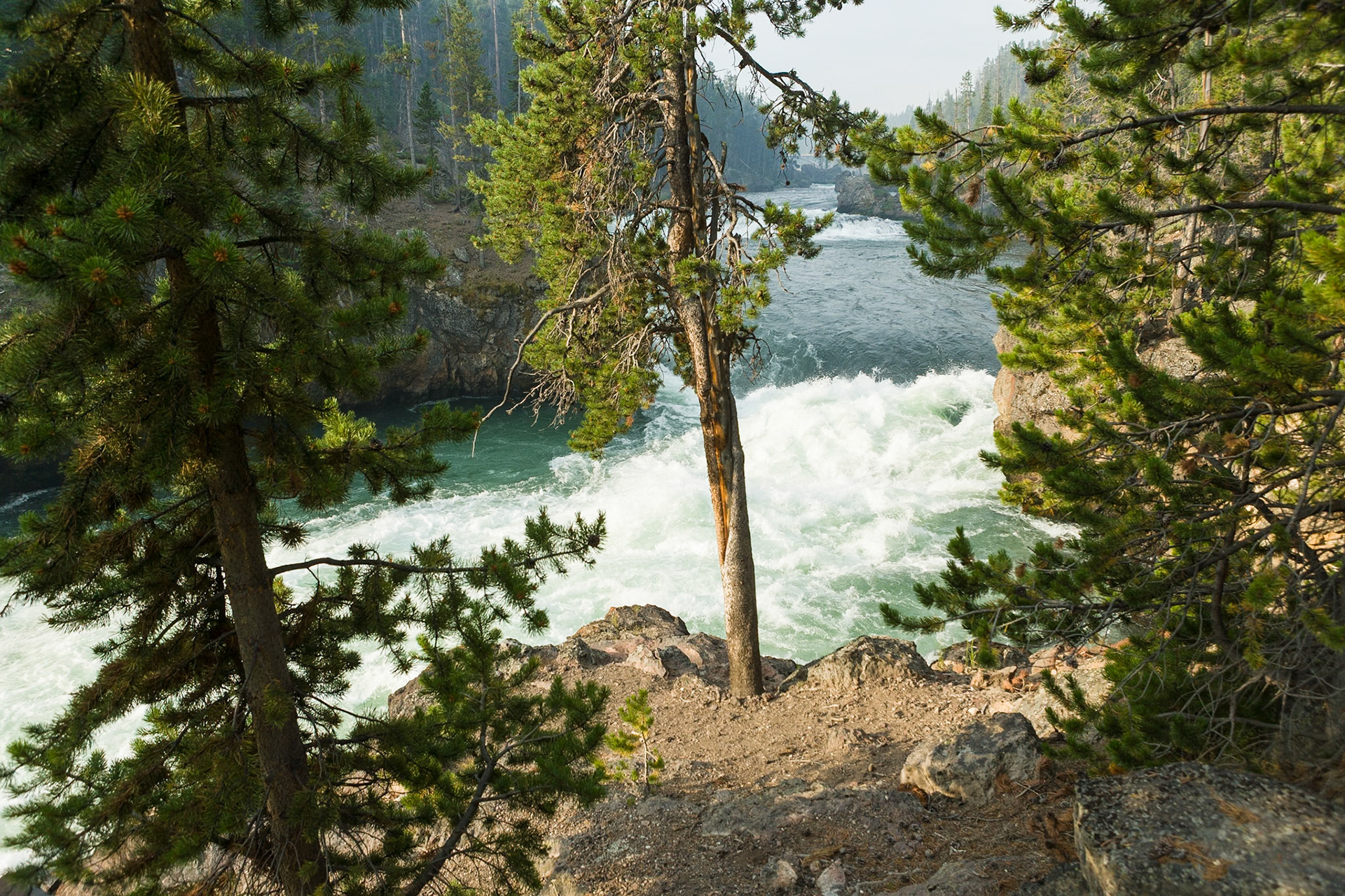 Upper Falls in Yellowstone National Park, Wyoming, USA