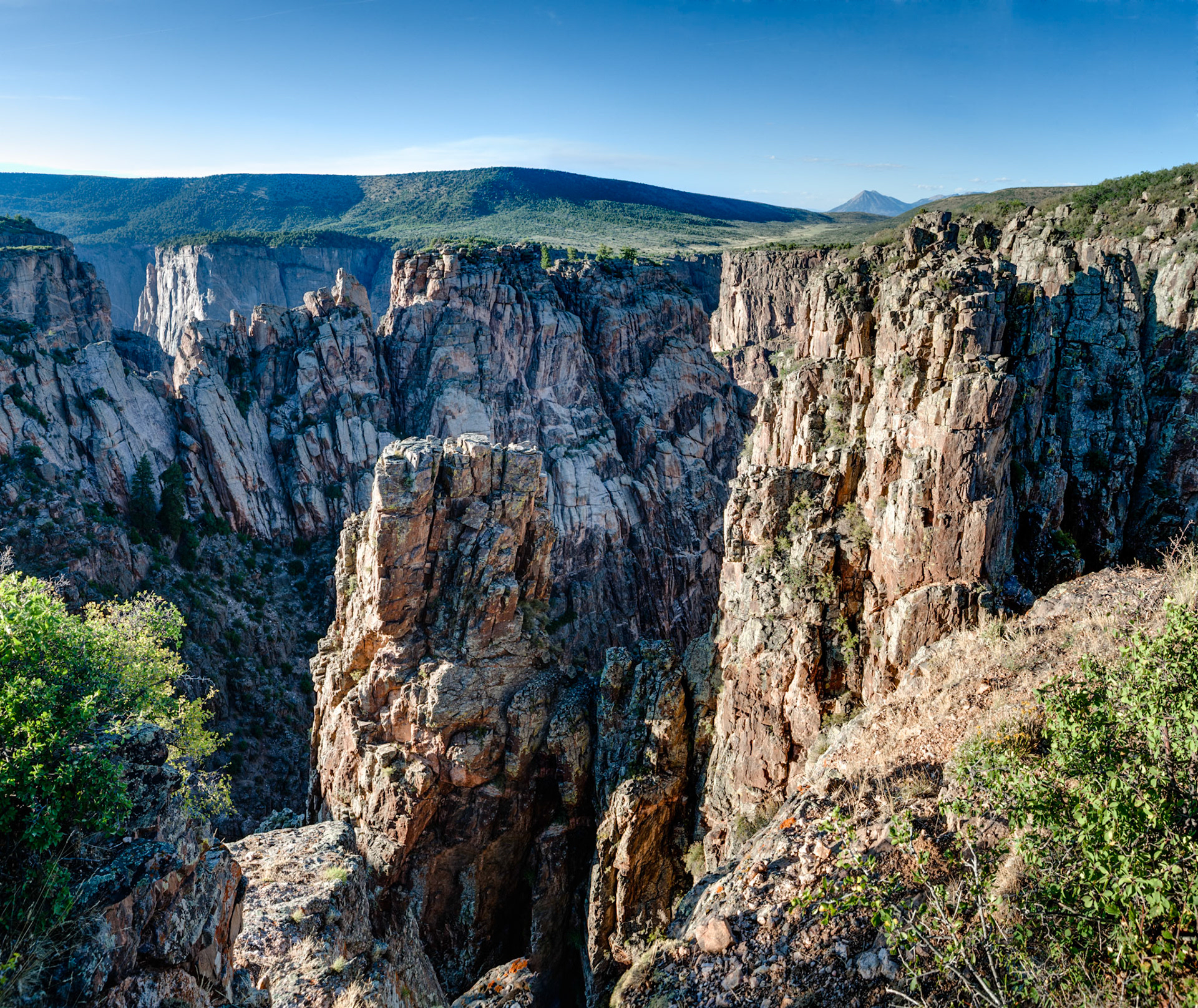 Cross Fissures - Black Canyon South Rim, CO, USA