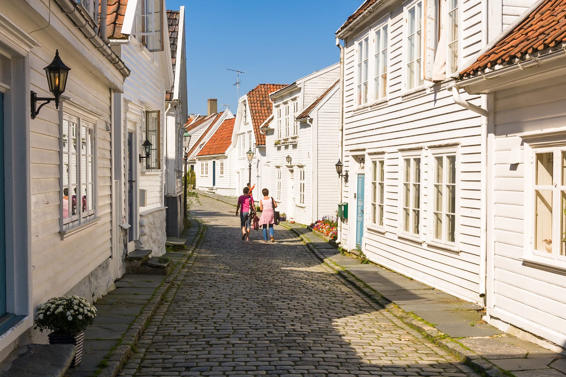 Old houses at Stavanger