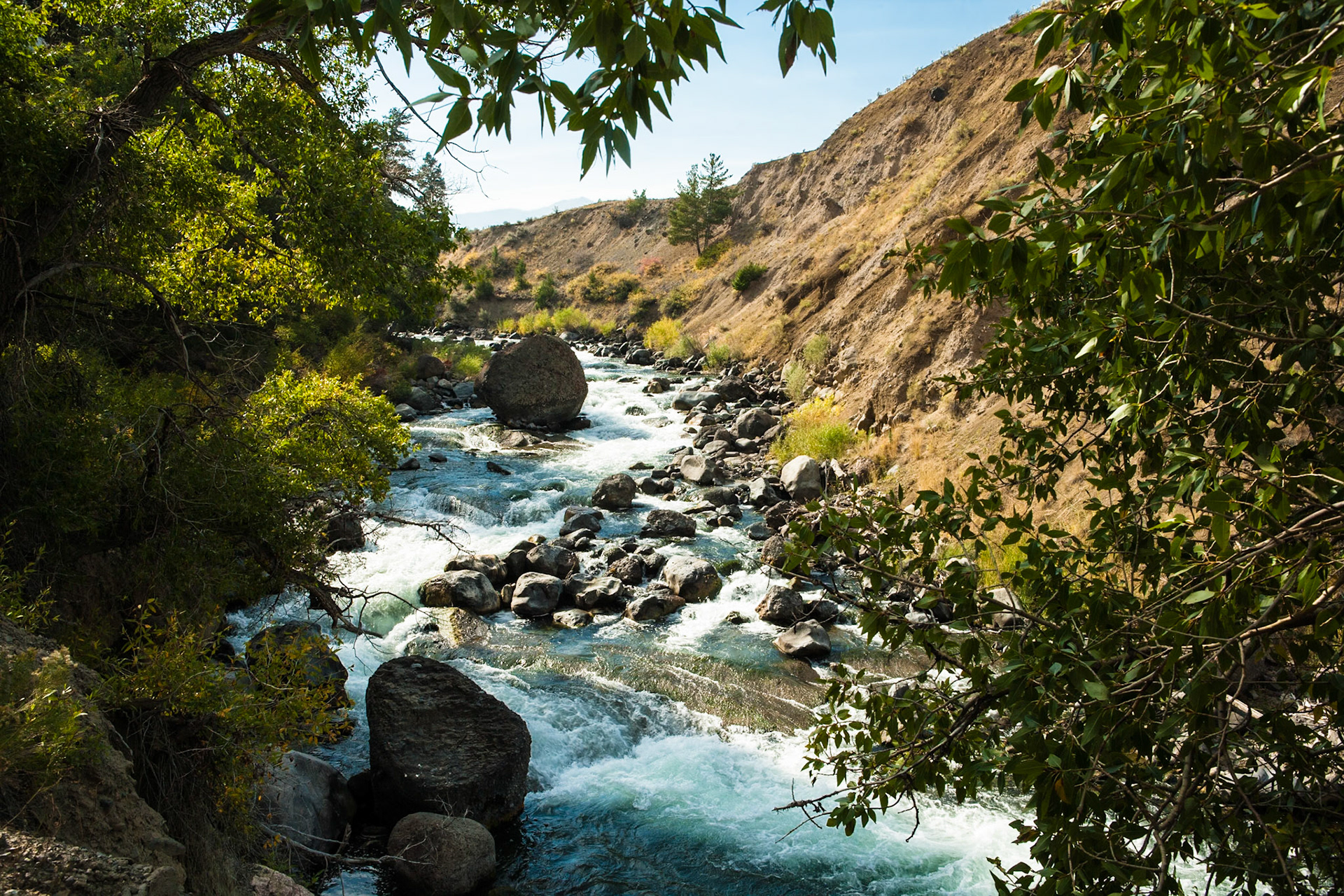 Boiling River, Yellowstone Nat'l Park, WY, USA