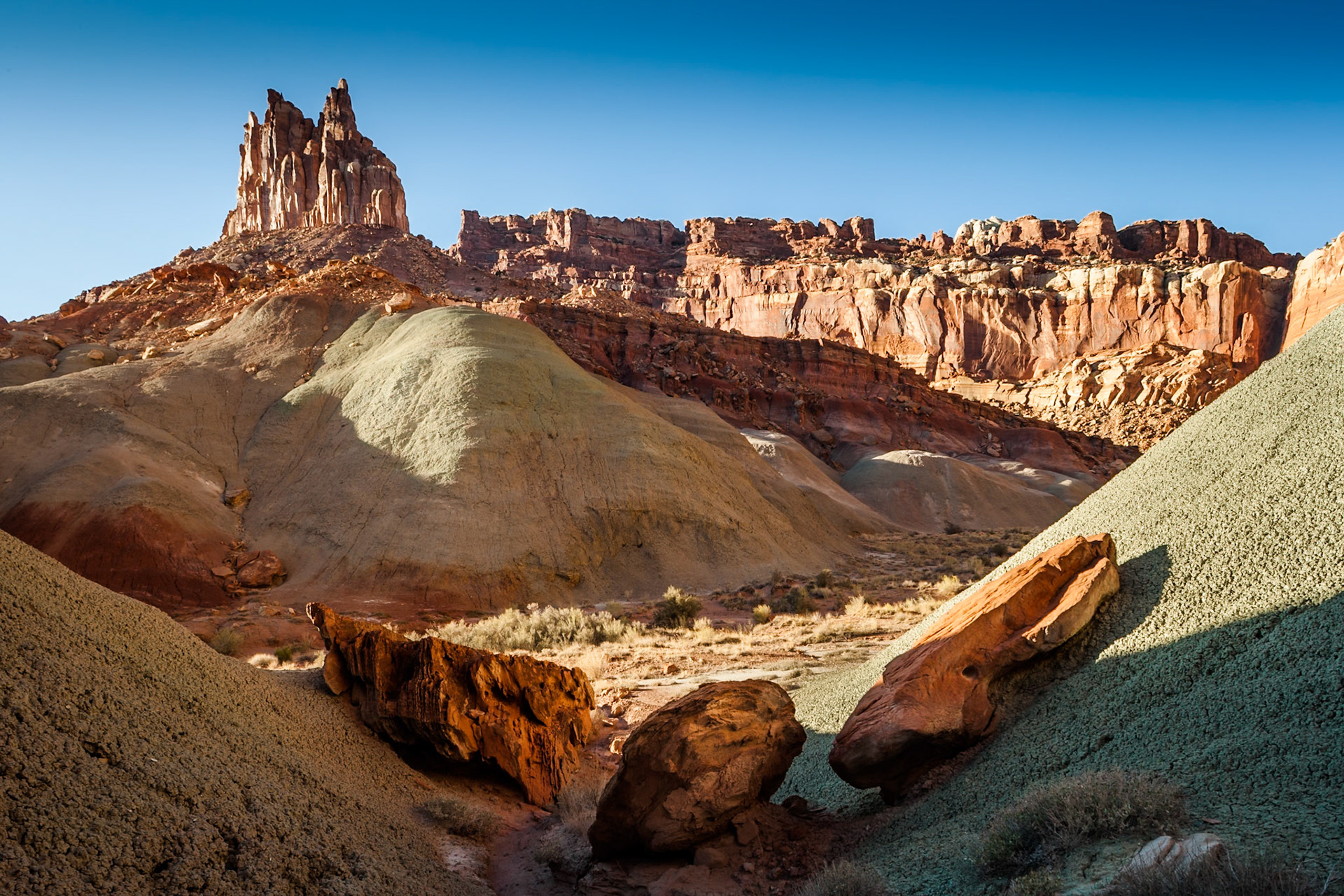 Capitol Reef Nat'l Park, The Castle, Utah, USA