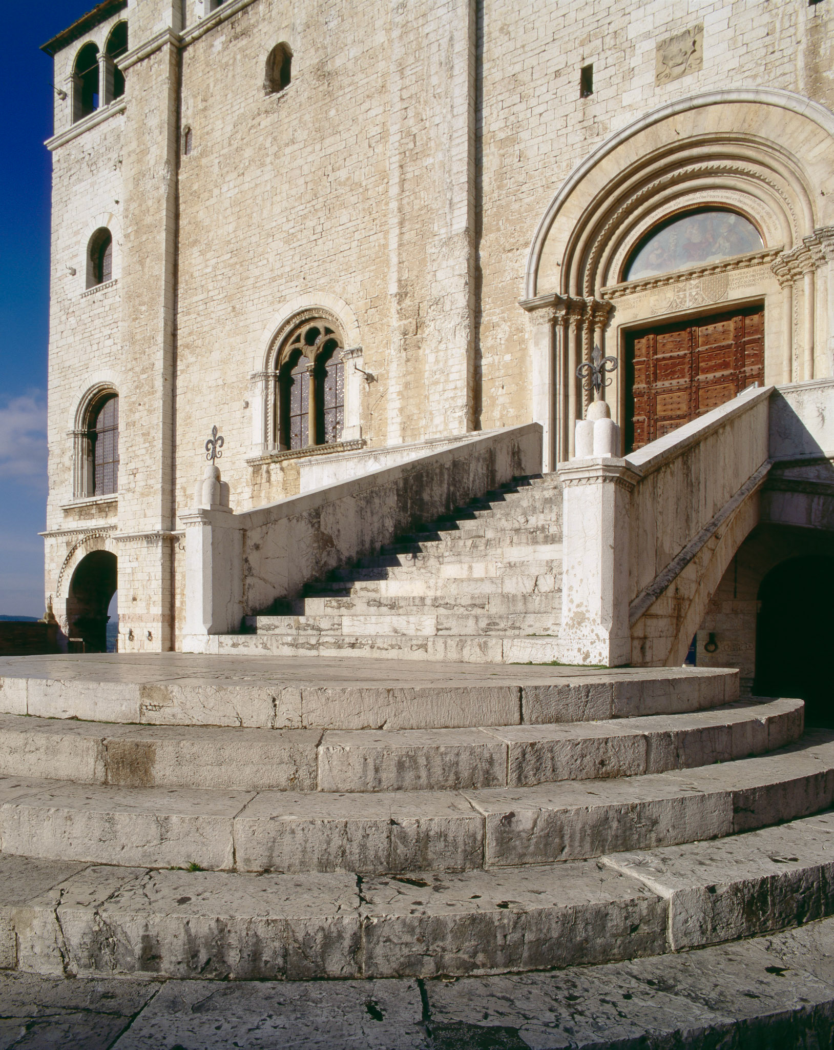 Generic architecture in Italy. Usable as background for photo editing