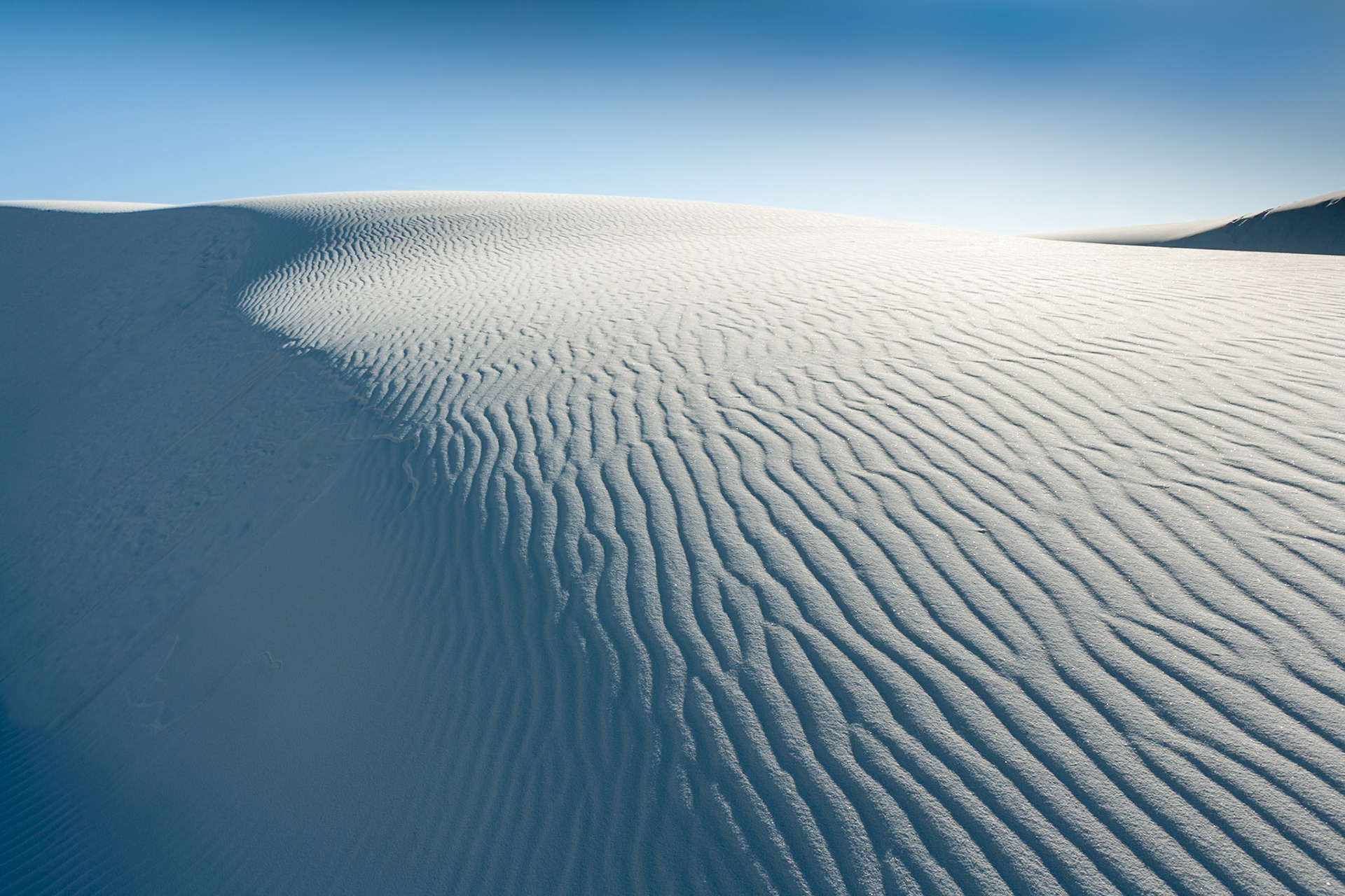 Graphical pattern at White Sand Dunes National Monument, New Mexico, USA
