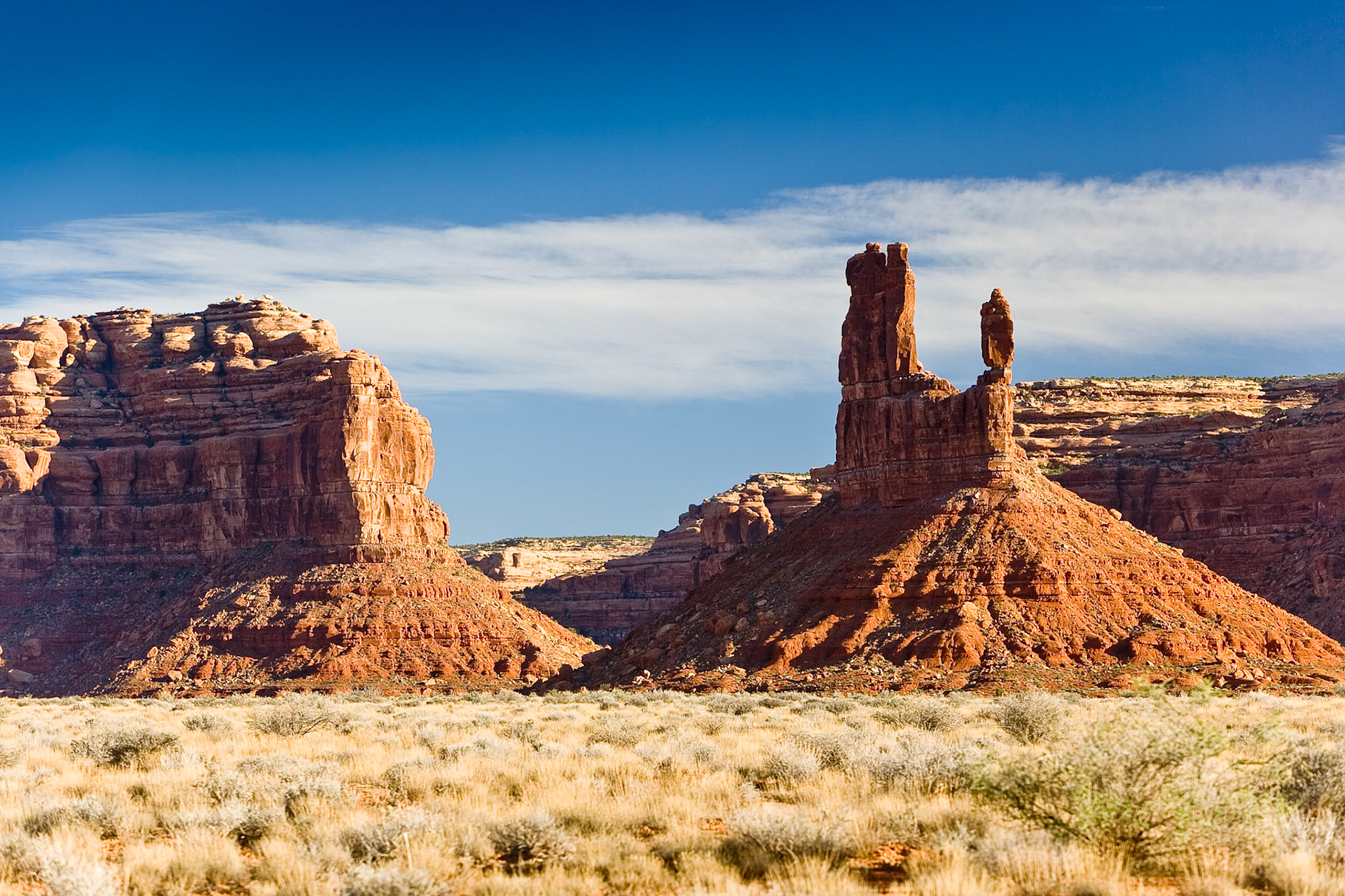 Sunrise at the Valley of the gods, Utah, USA