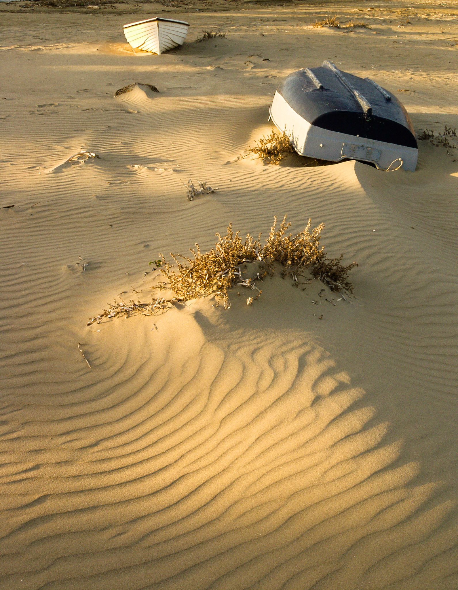 Boats on beach at Siculiana Marina, Sicily, Italy, EU