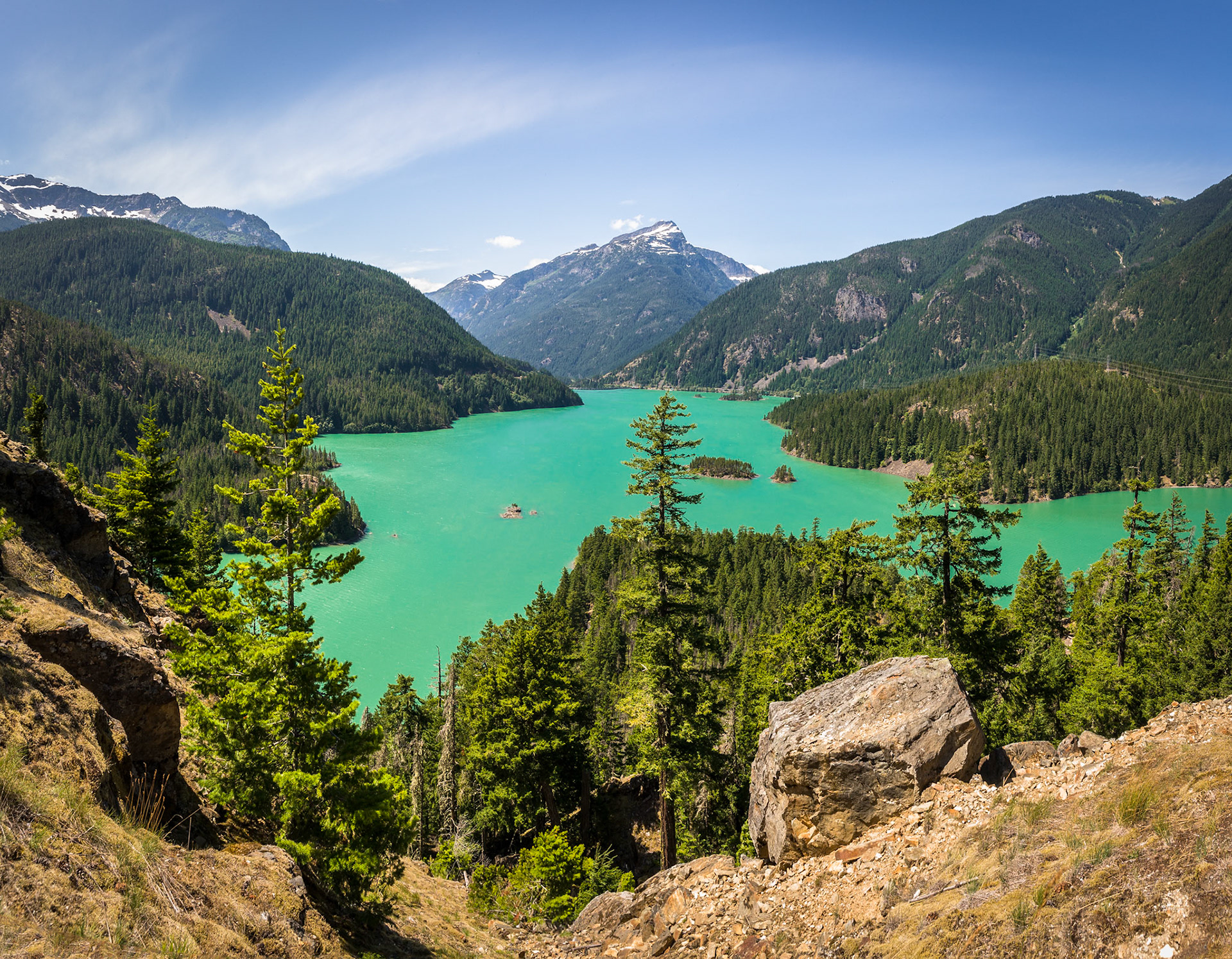 Diablo Lake, North Cascades NP, WA, USA