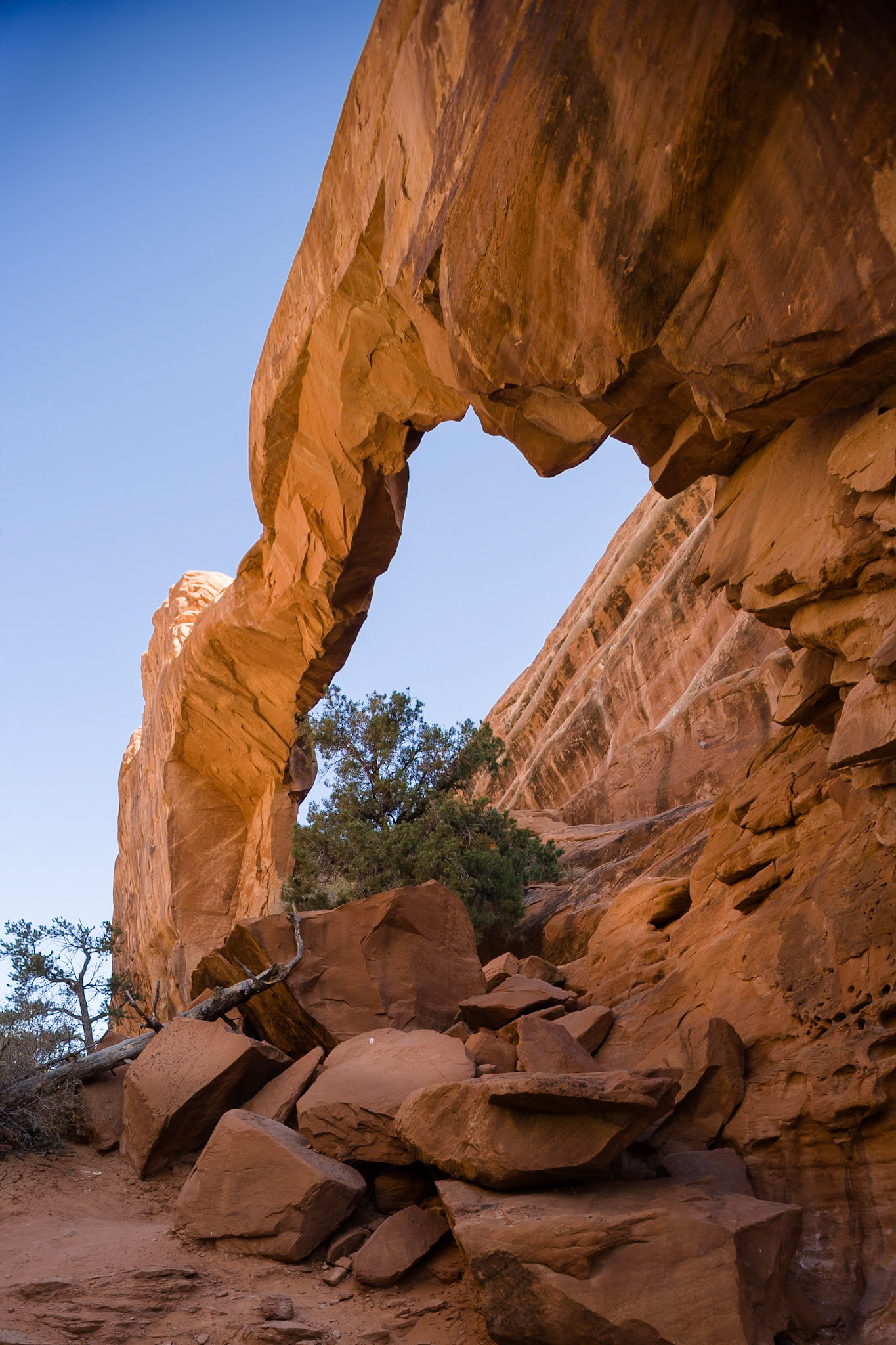 Wall Arch, (doesn't exist anymore - collapsed) Arches NP, Utah, USA