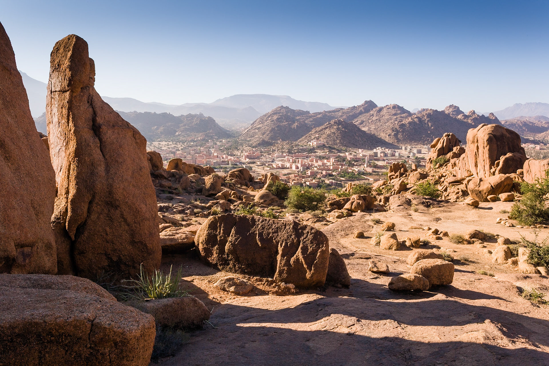 City of Tafraoute, Morocco