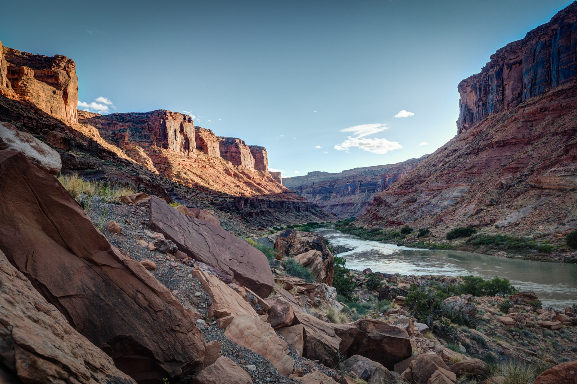La Sal Mountain Loop, Utah 128, Colorado River, USA