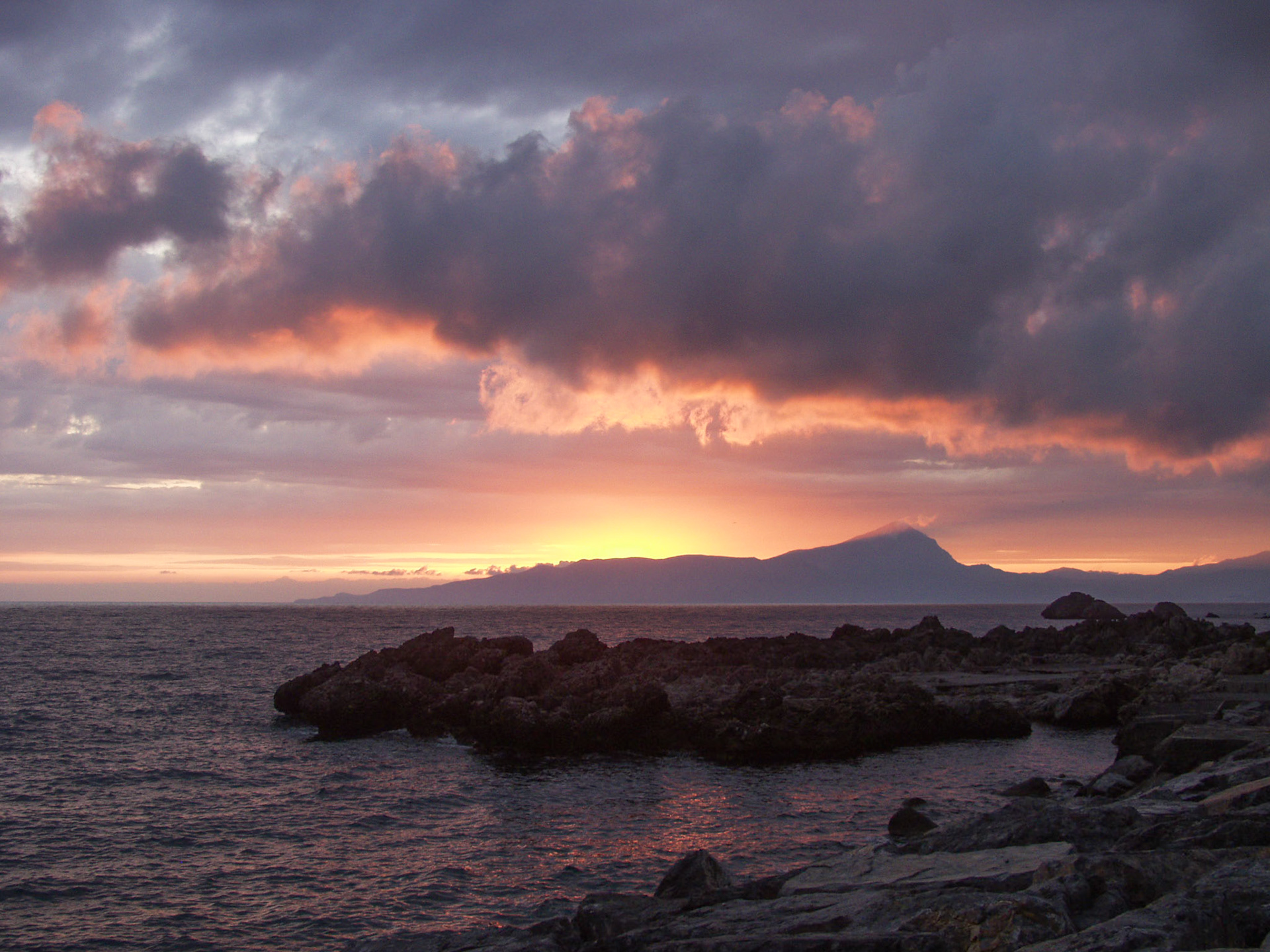 Sunset Porto di Maratea