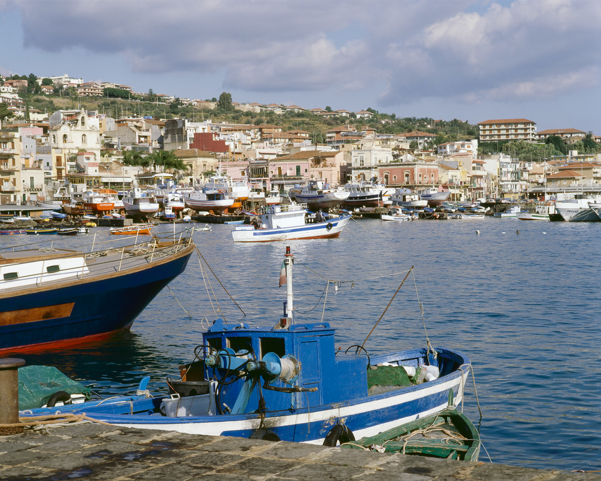 Harbour of Acitrezza at Sicily