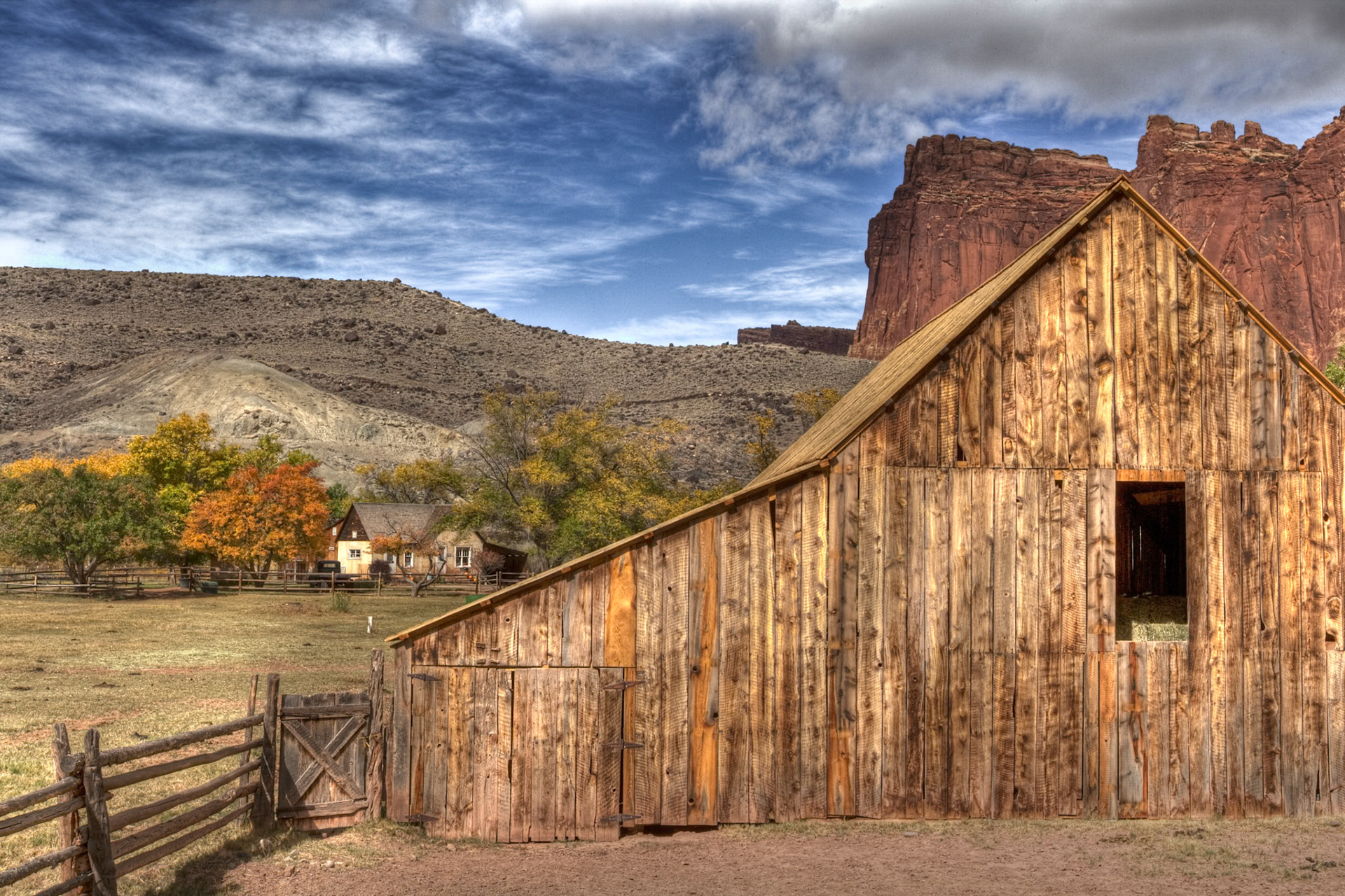 Gifford House in Capitol Reef Nat'l Park, Utah, USA