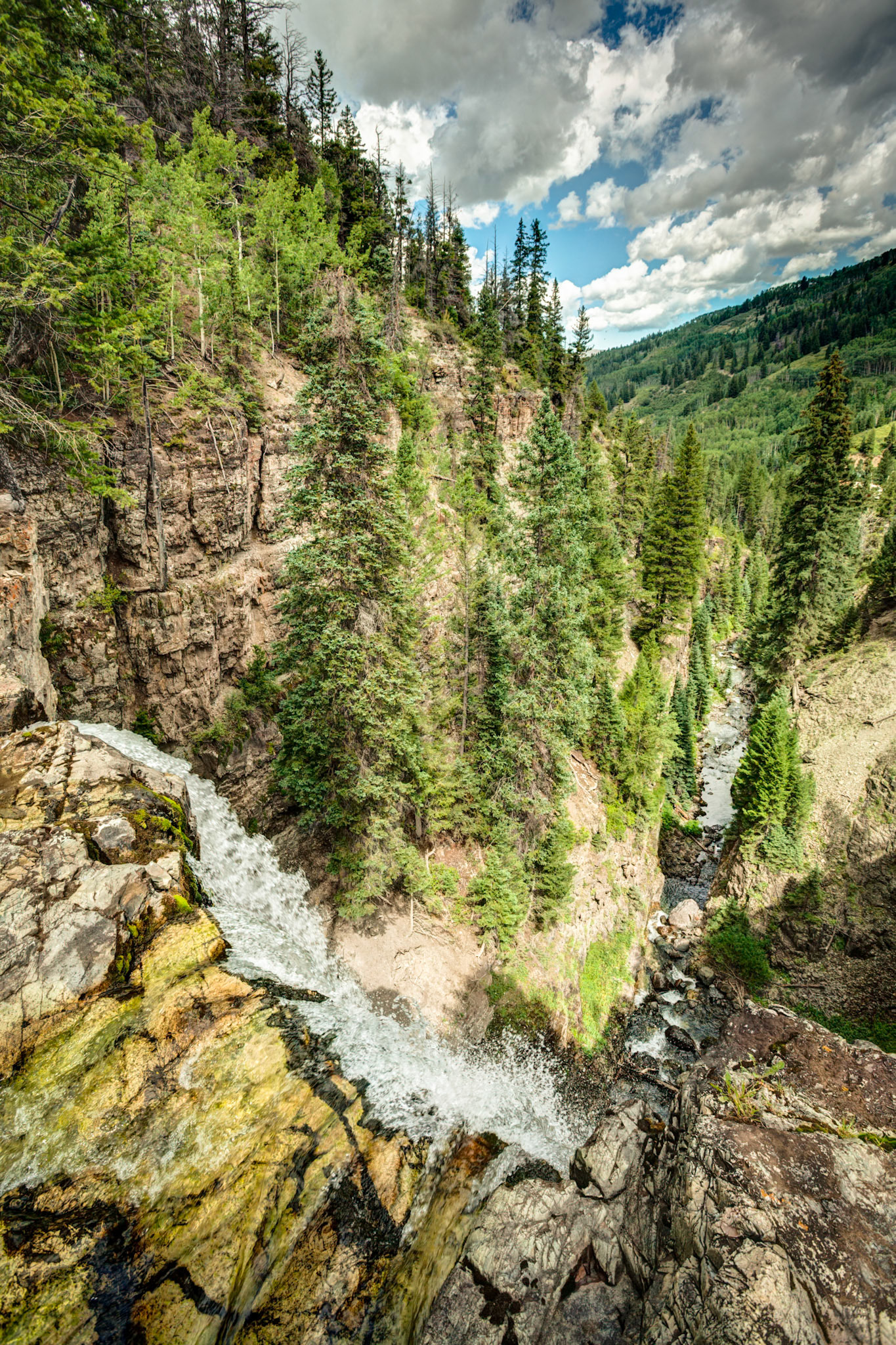 Mystic Falls, South of Telluride, CO, USA