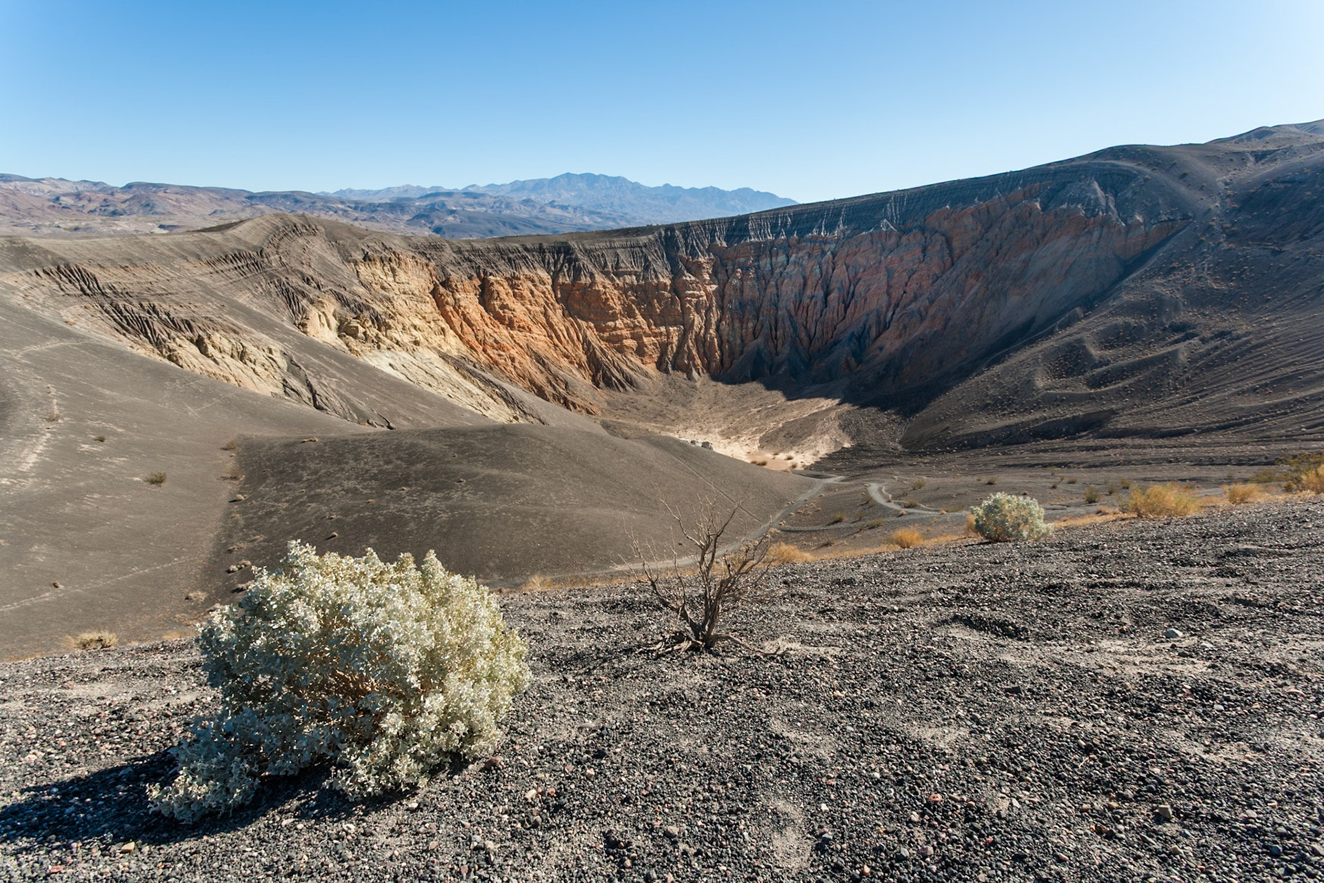 Ubehebe Crater in Death Valley, California, USA