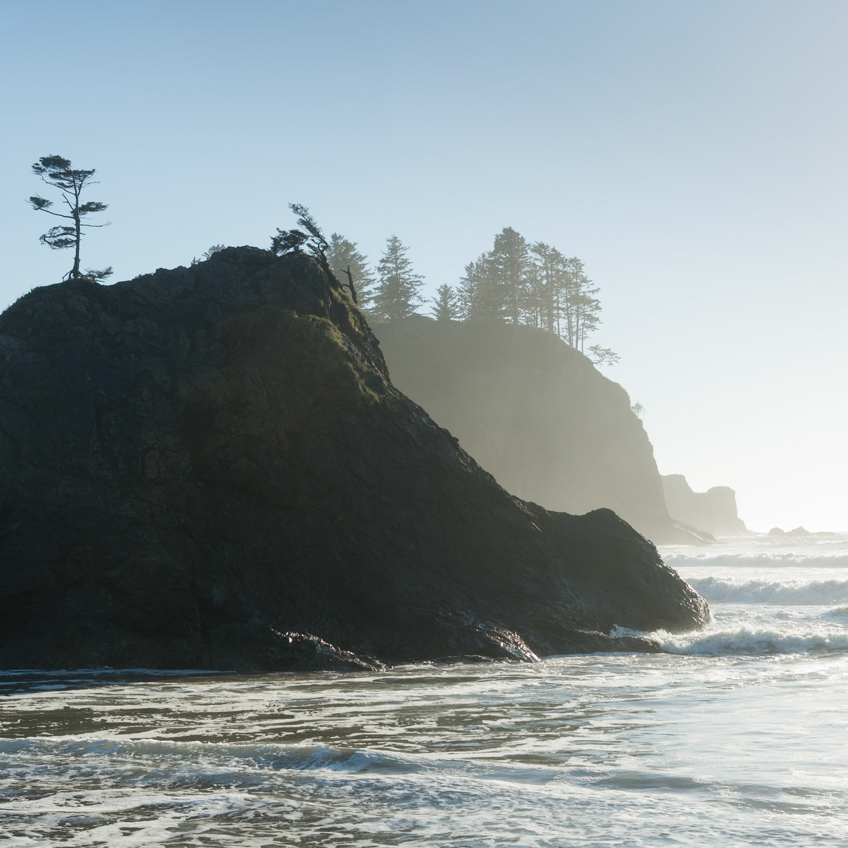 Second Beach near La Push at the Olympic National Park, Washington, USA, TECHNICAL ISSUES