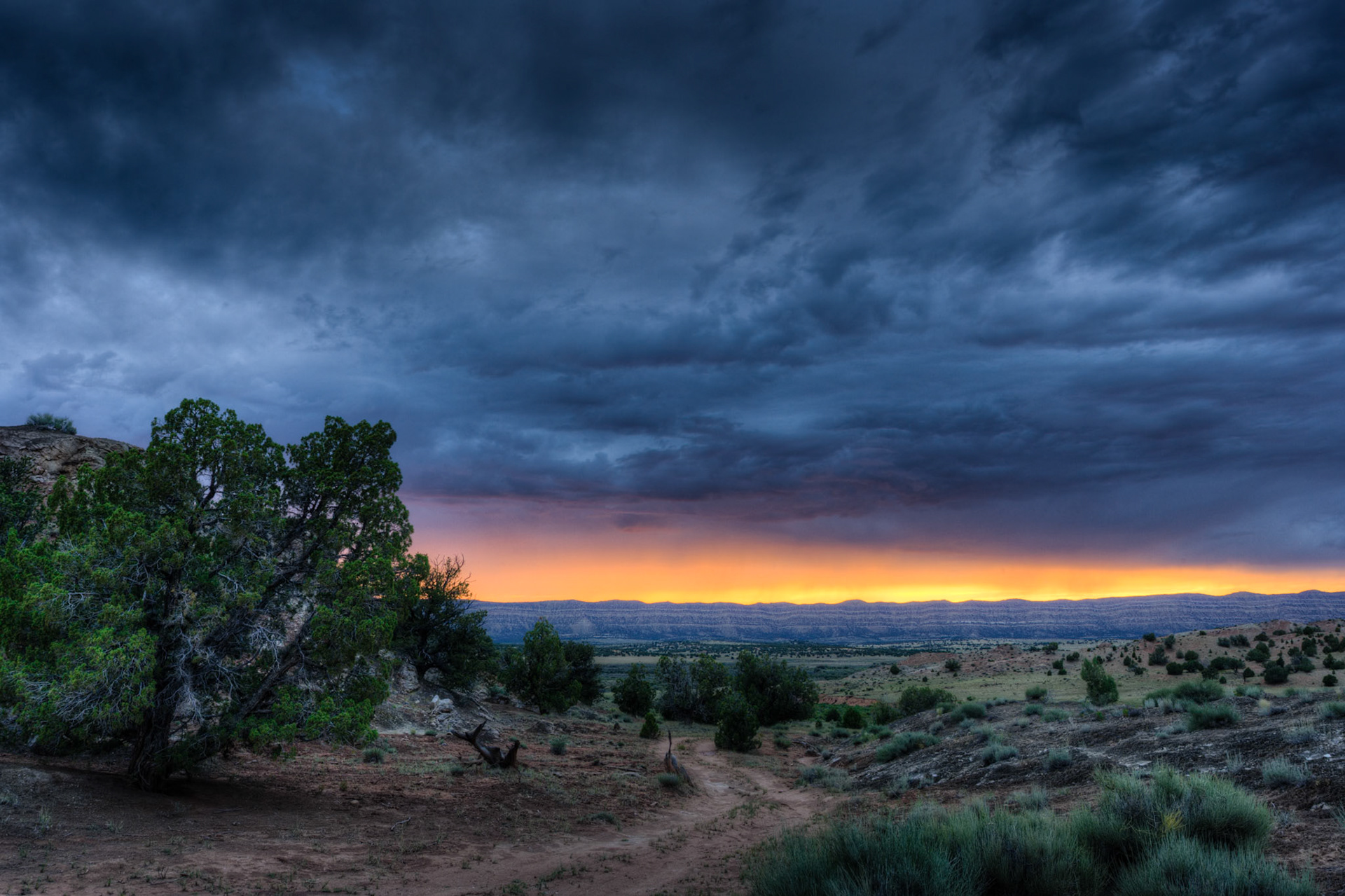 Sunset at Grand Staircase Escalante National Monument, Utah, USA