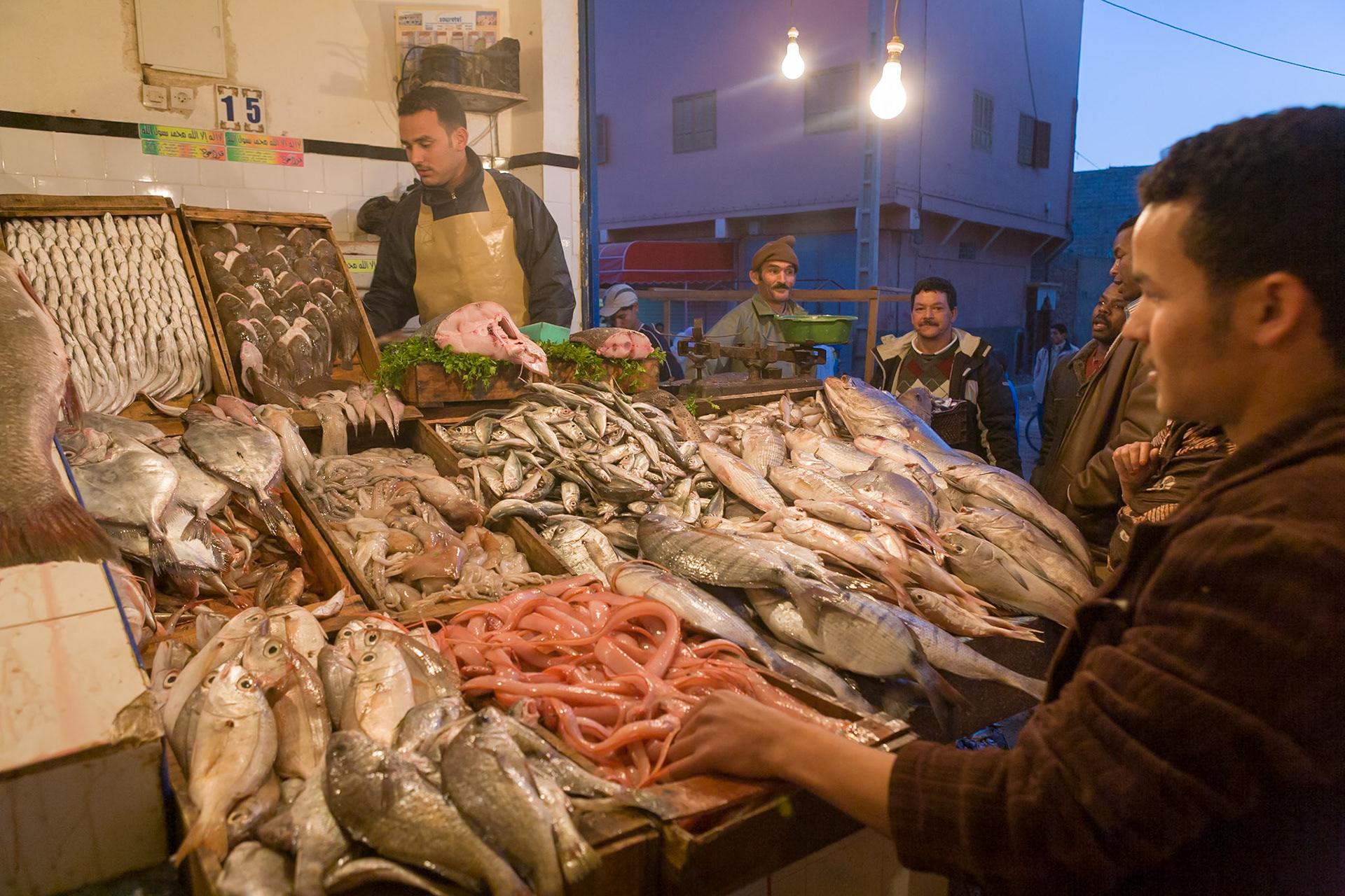 Fish shop at Guelmim