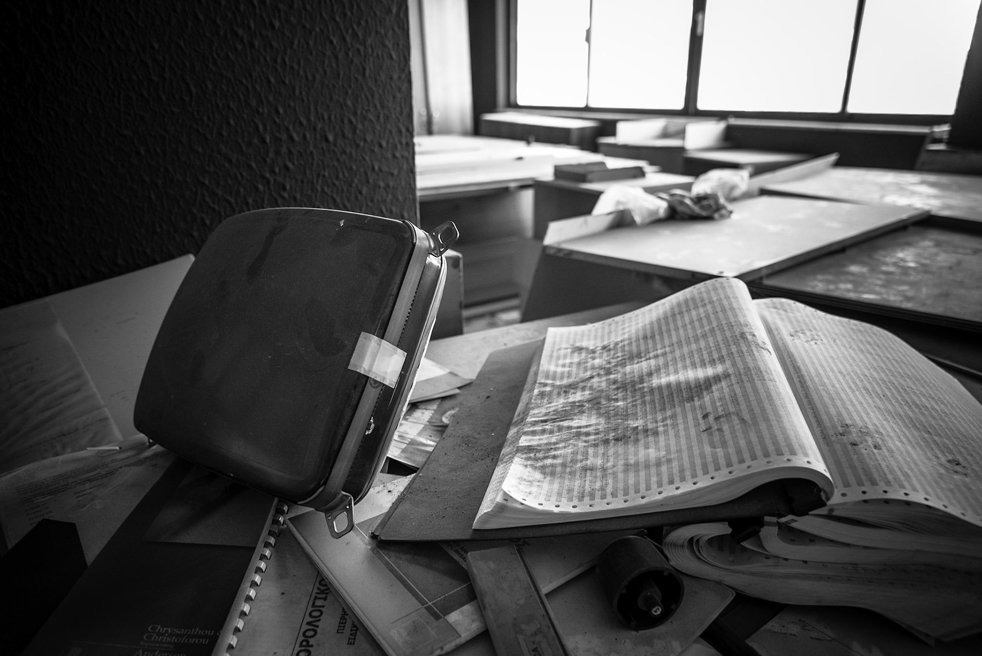 Urban exploration in an abandoned cinema in Nicosia, Cyprus