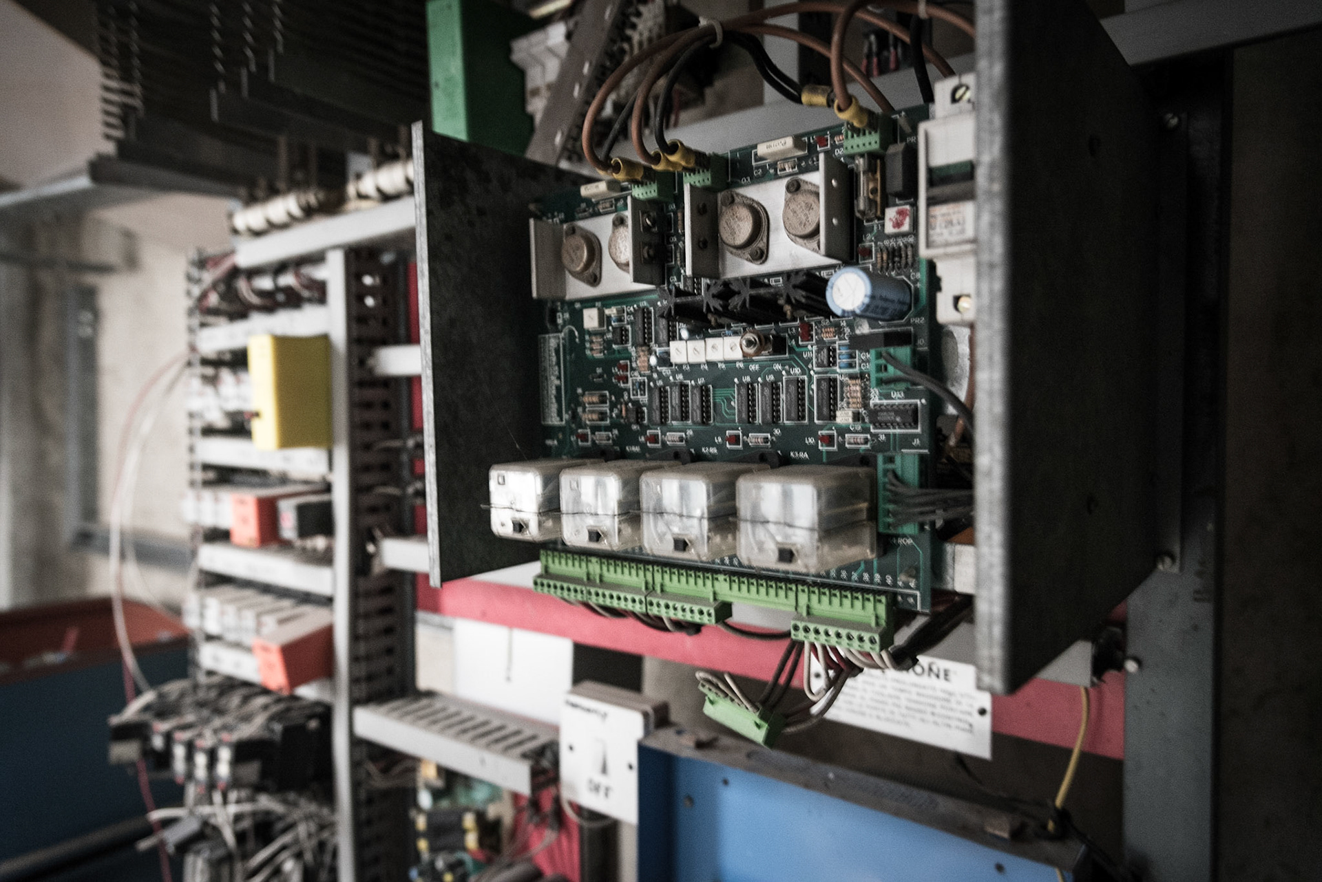 Circuits from the elevetor engine room