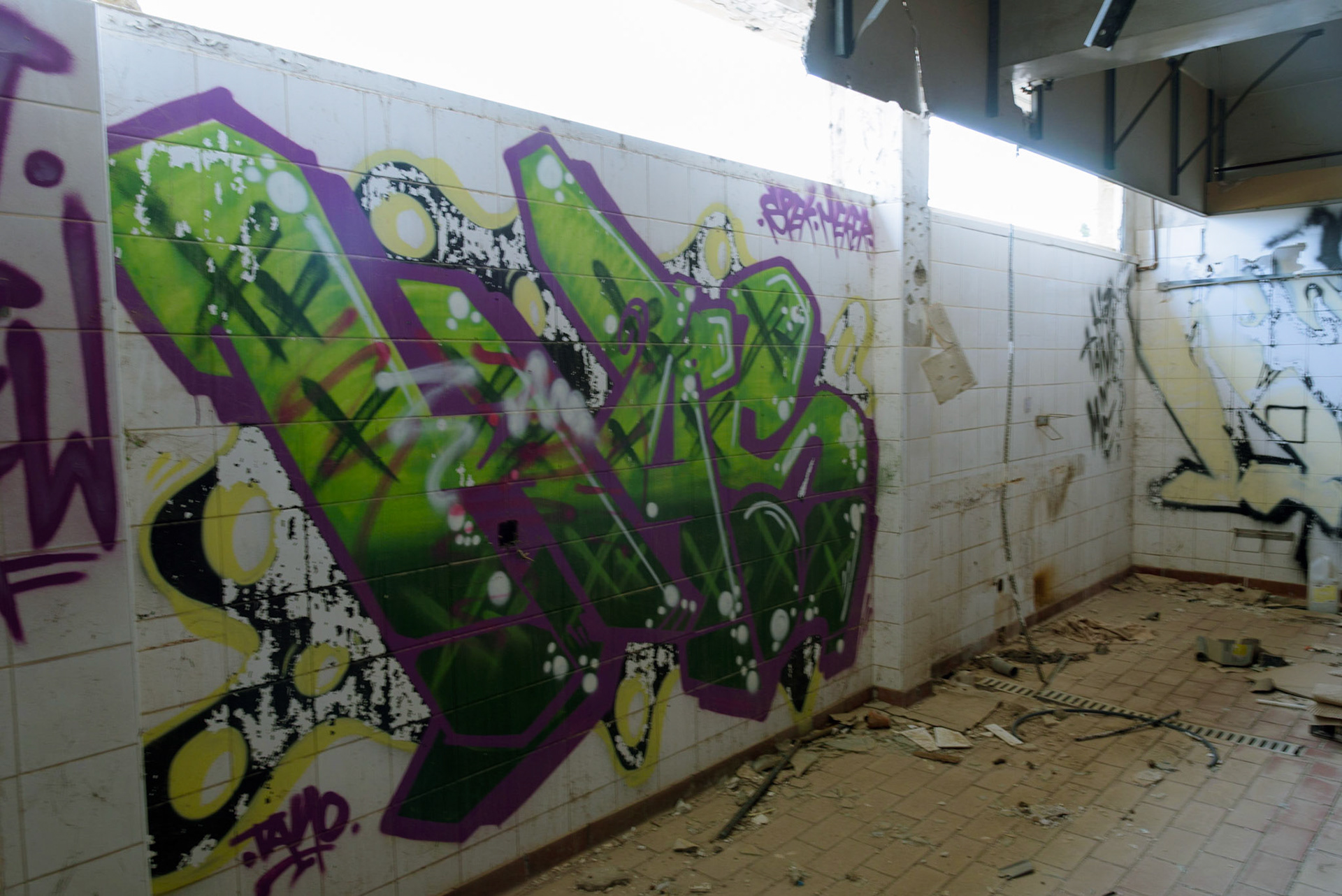 Urban exploration in an abandoned hotel in Larnaca, Cyprus