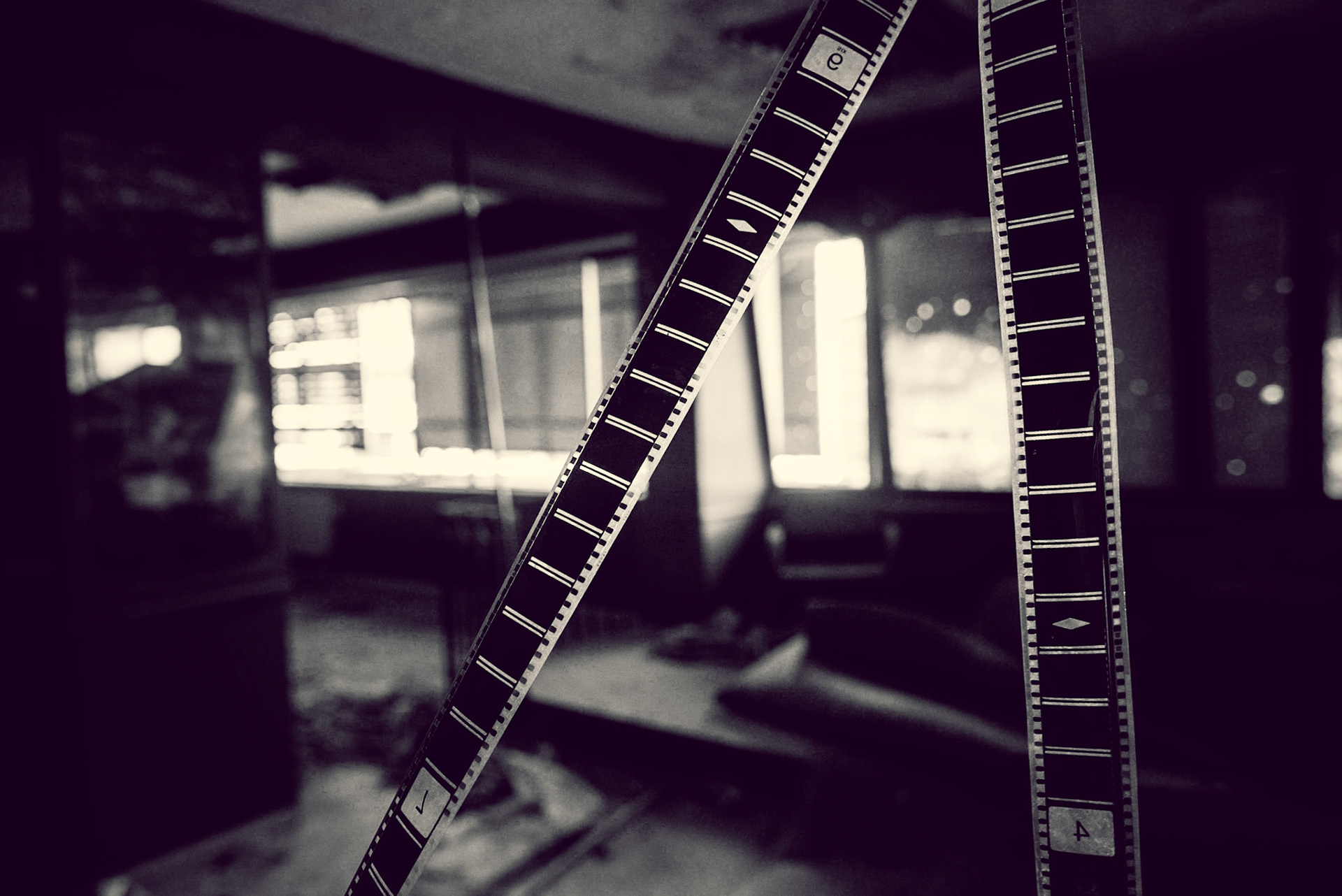 Urban exploration in an abandoned cinema in Nicosia, Cyprus