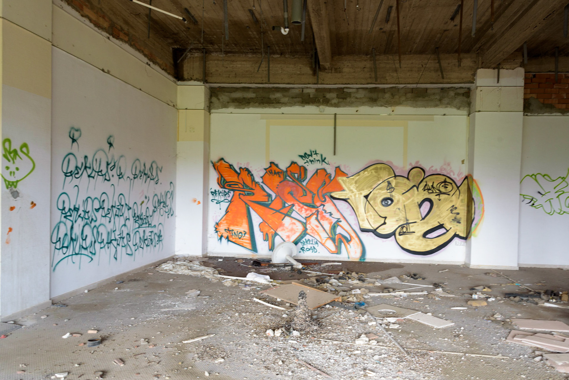 Urban exploration in an abandoned hotel in Larnaca, Cyprus