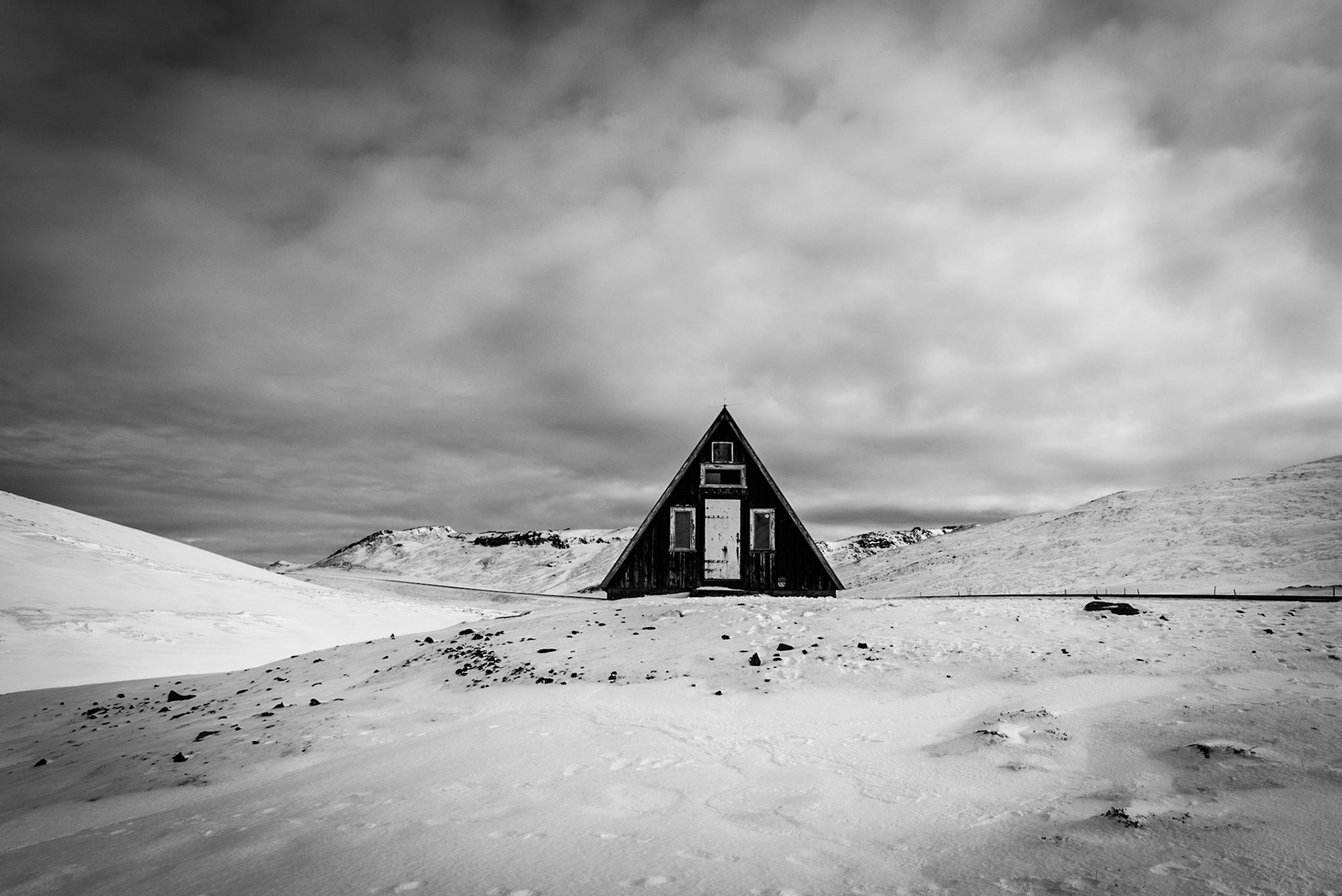 A lonely house in the Snaefellsnesvegur Peninsula in Iceland