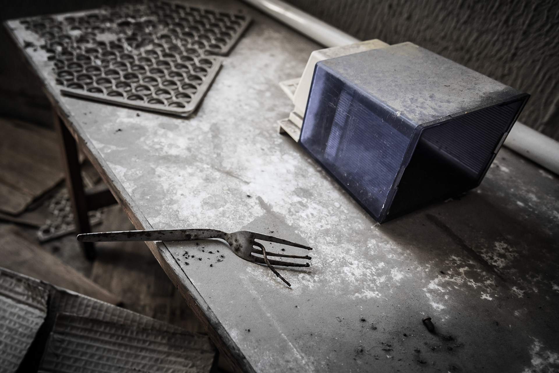 Urban exploration in an abandoned cinema in Nicosia, Cyprus