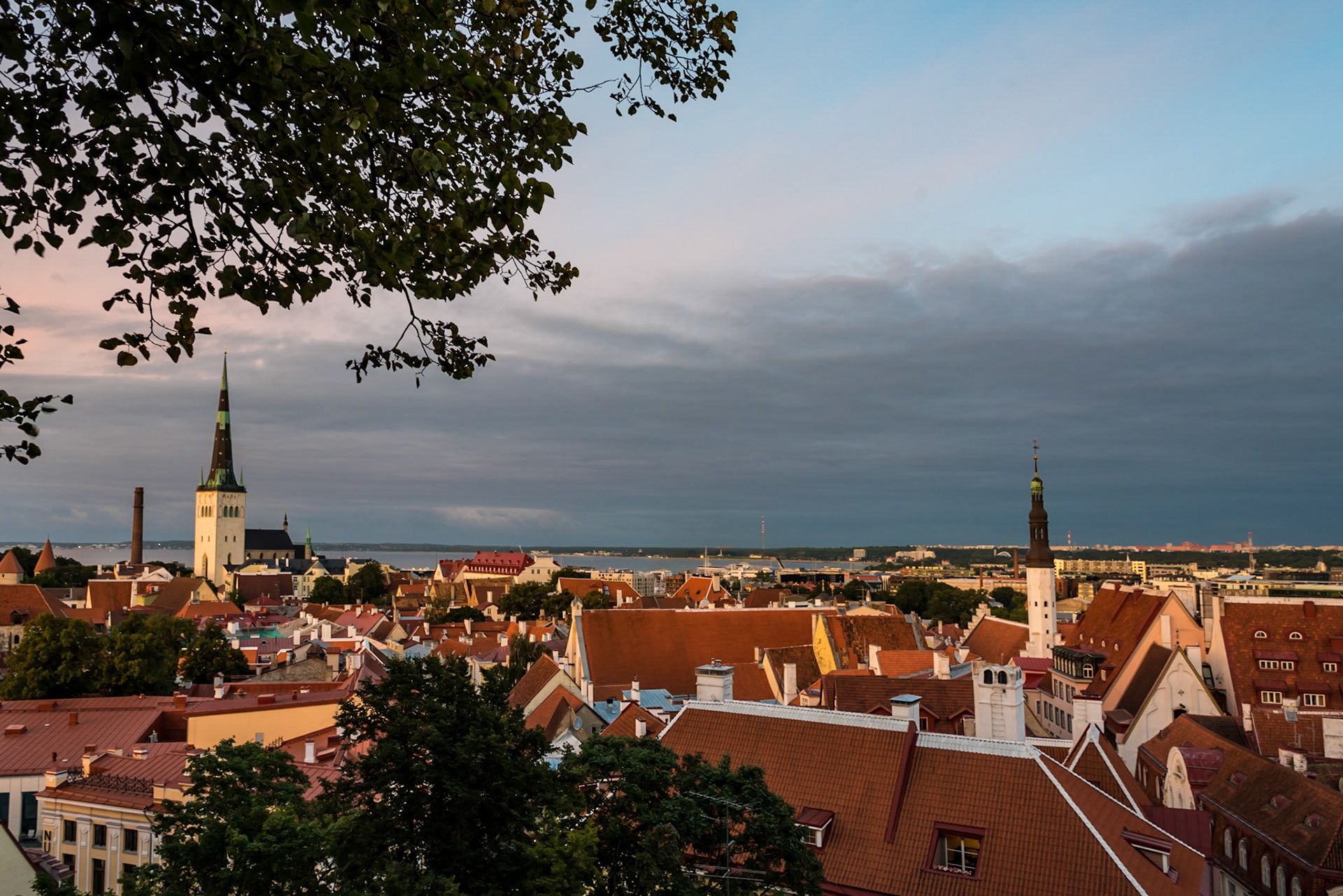View of Tallinn from the Kohtuotsa viewing platform in Estonia