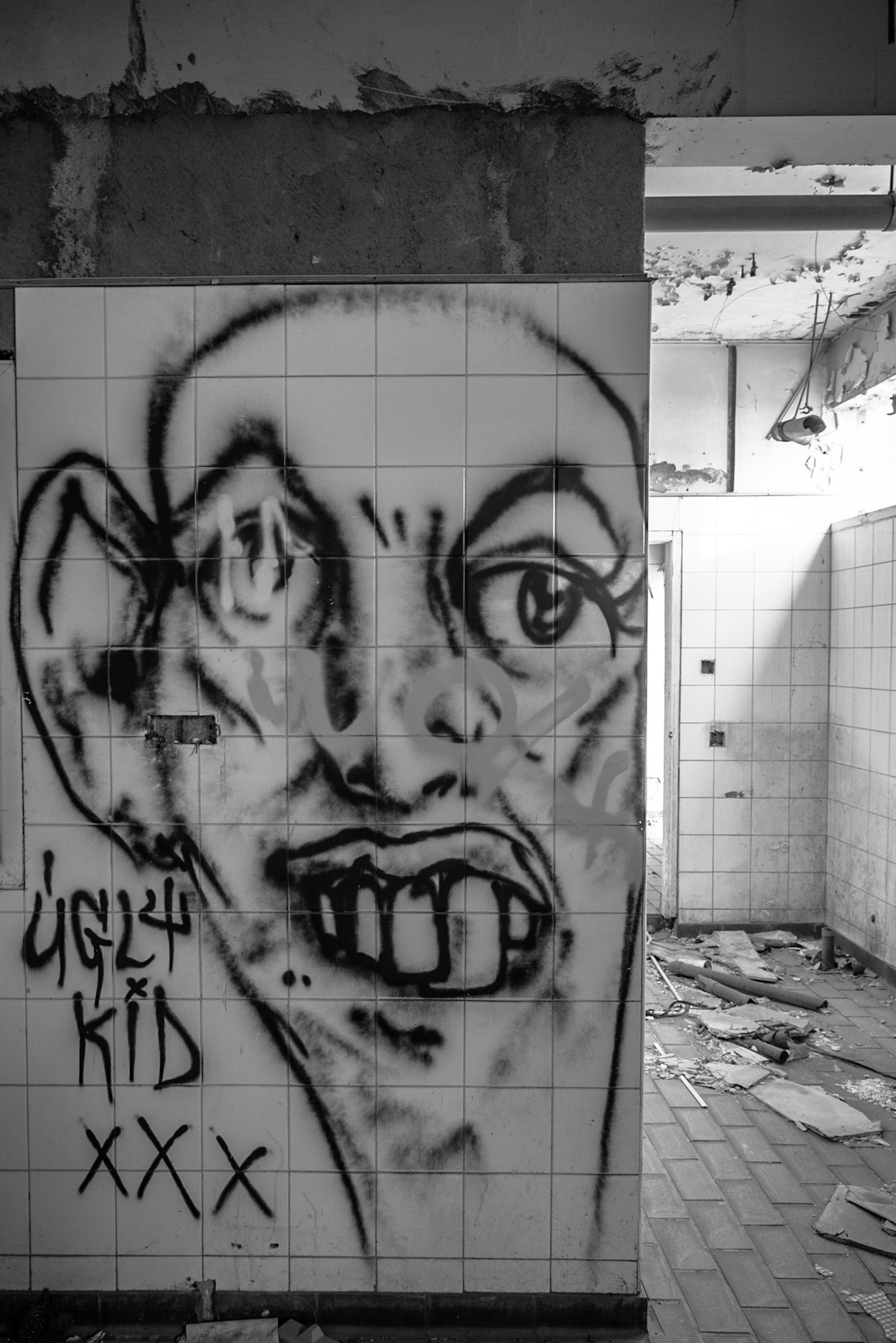 Urban exploration in an abandoned hotel in Larnaca, Cyprus